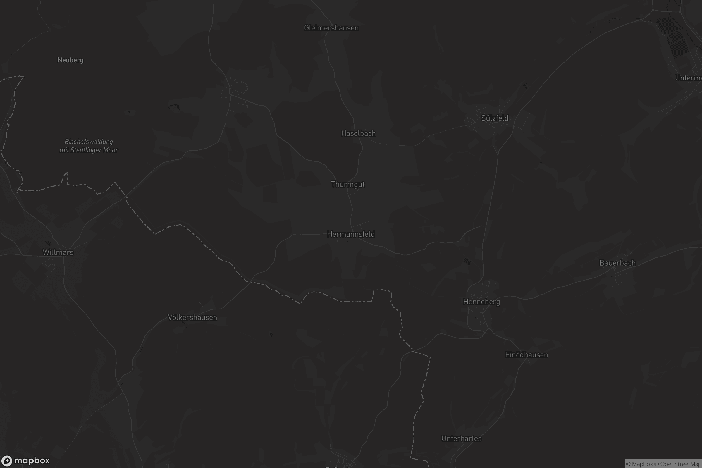 Karte von Hermannsfeld