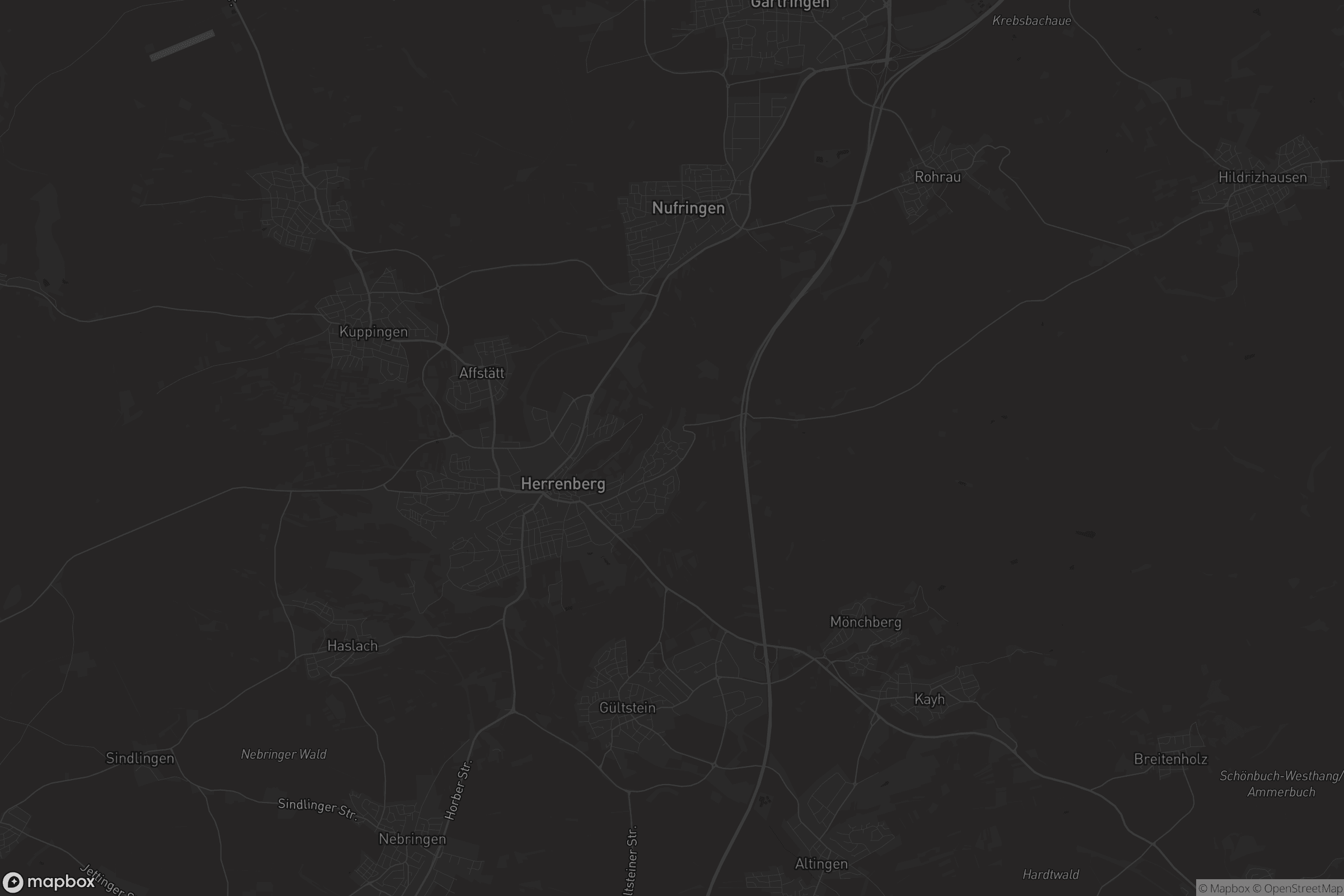 Karte von Herrenberg