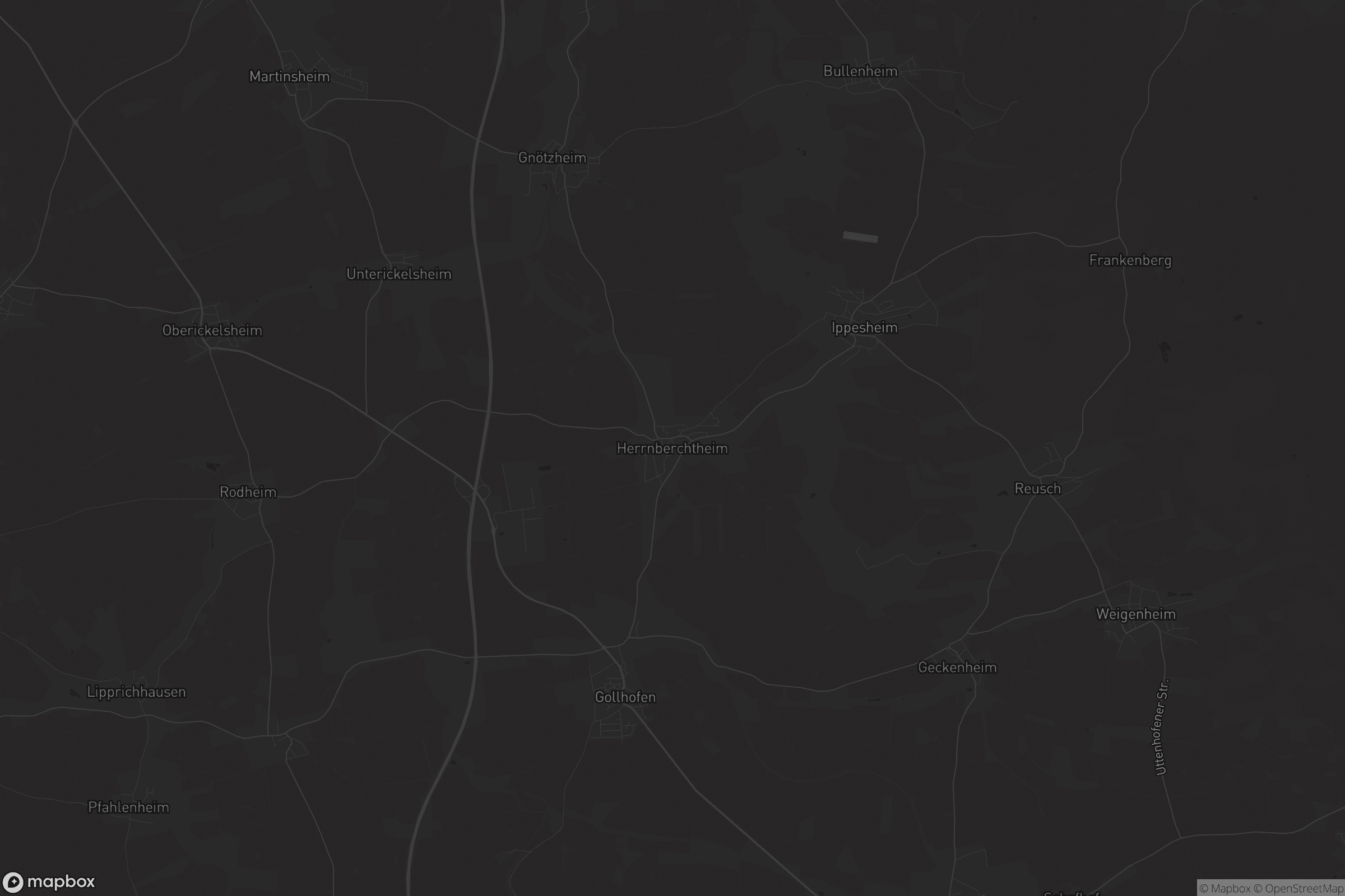 Karte von Herrnberchtheim