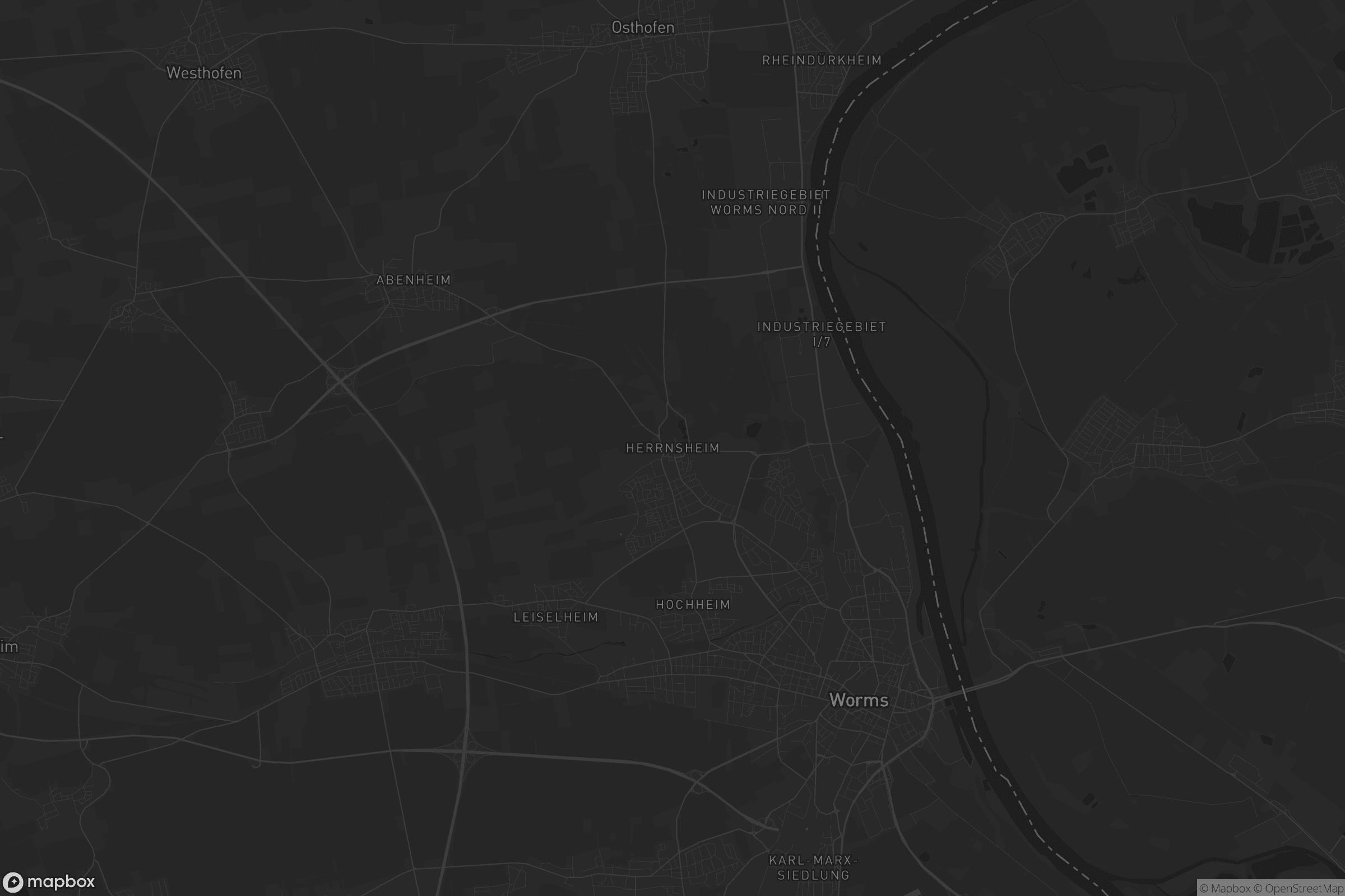 Karte von Herrnsheim