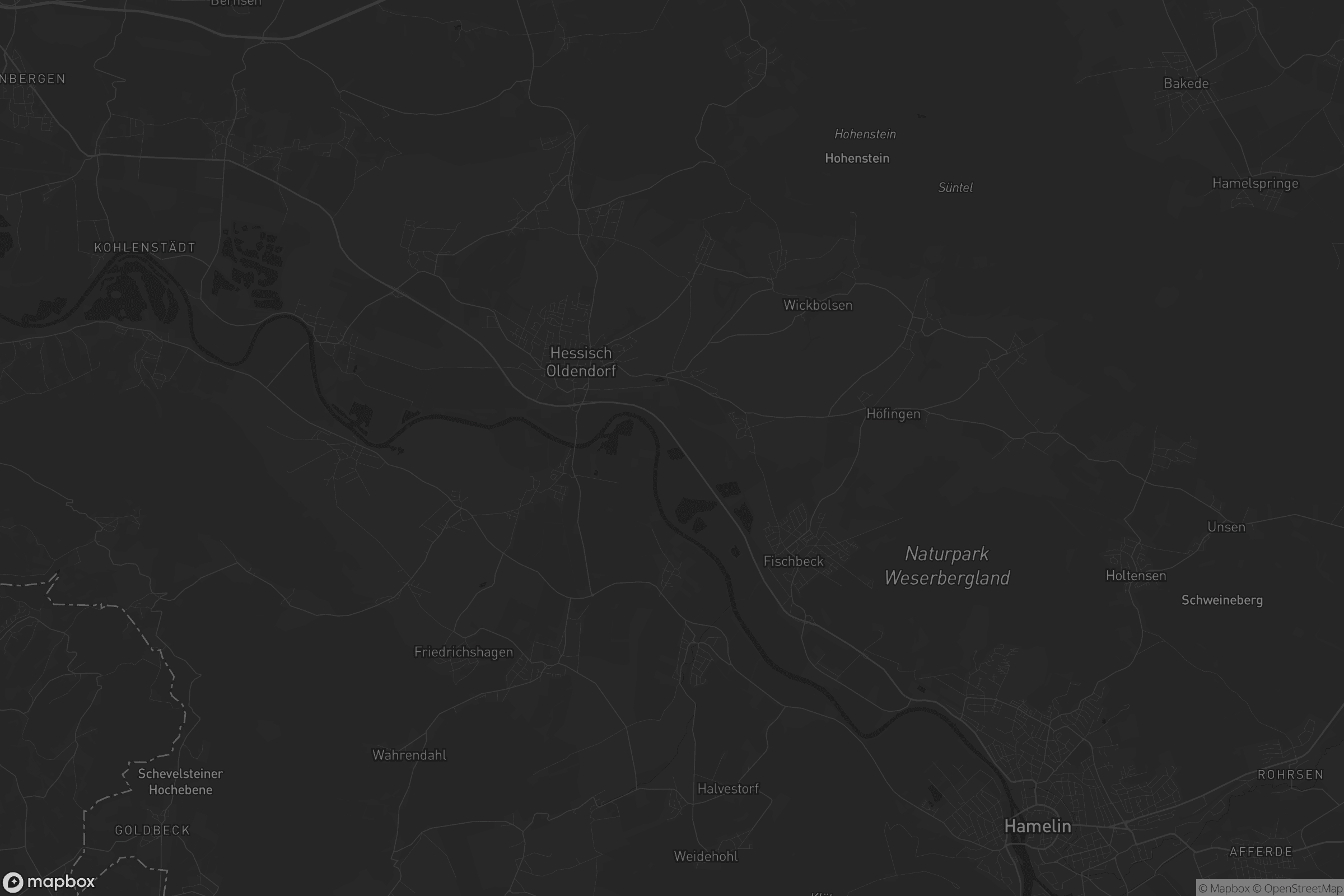 Karte von Hessisch Oldendorf