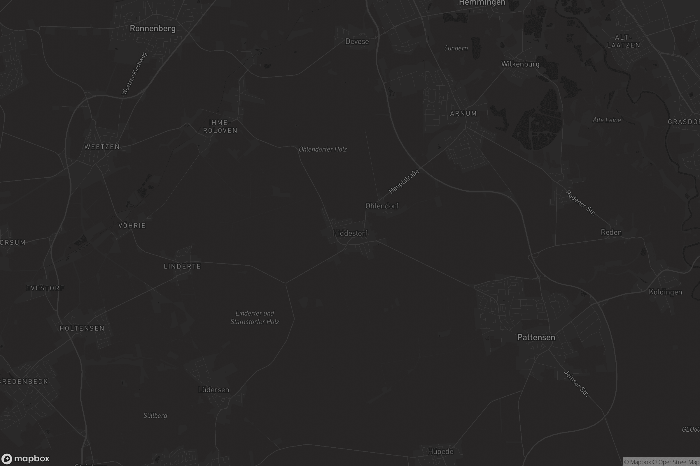 Karte von Hiddestorf