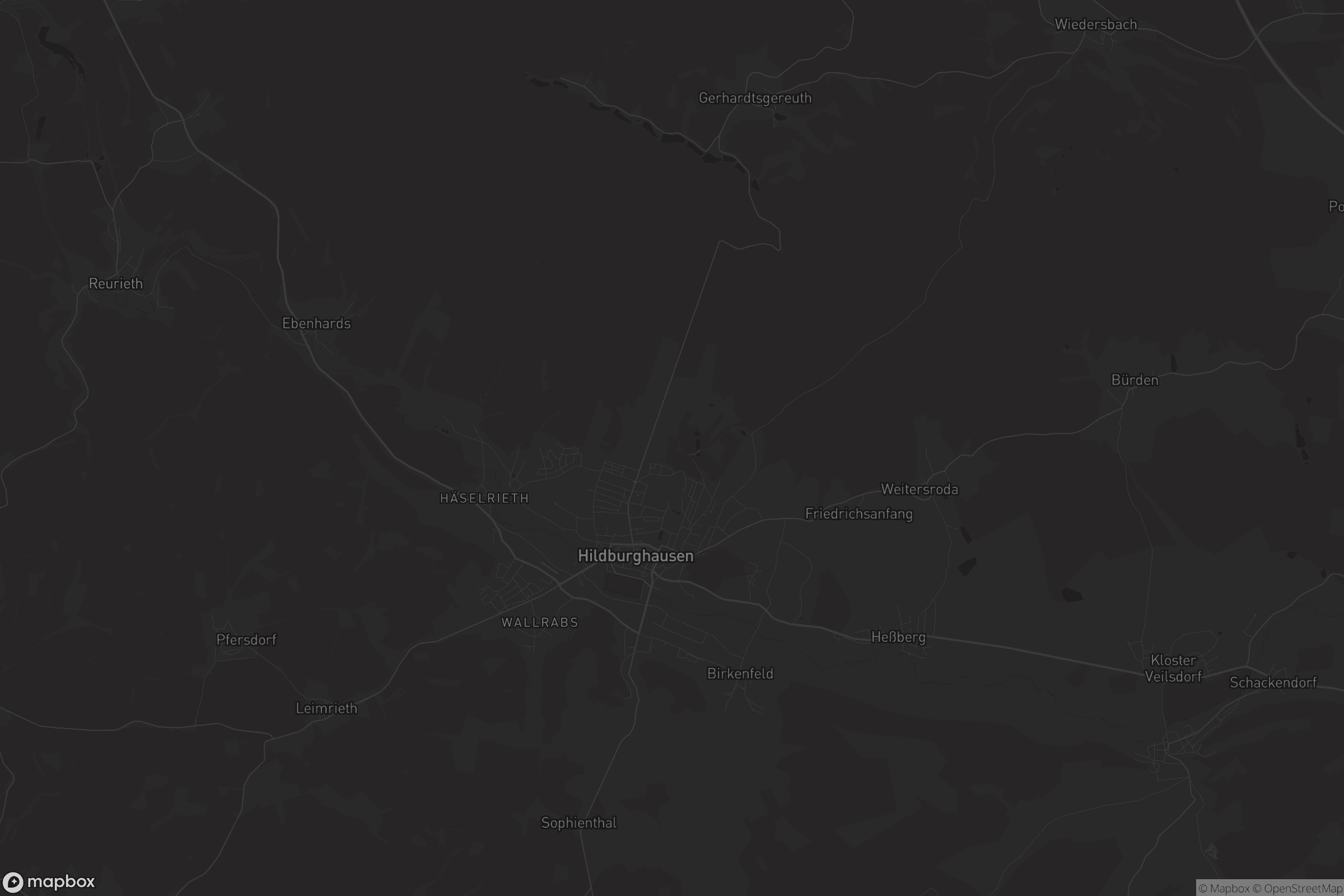 Karte von Hildburghausen