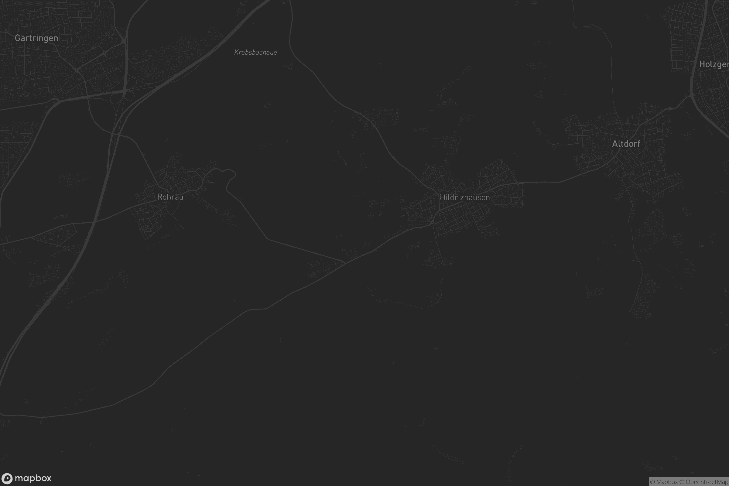 Karte von Hildrizhausen