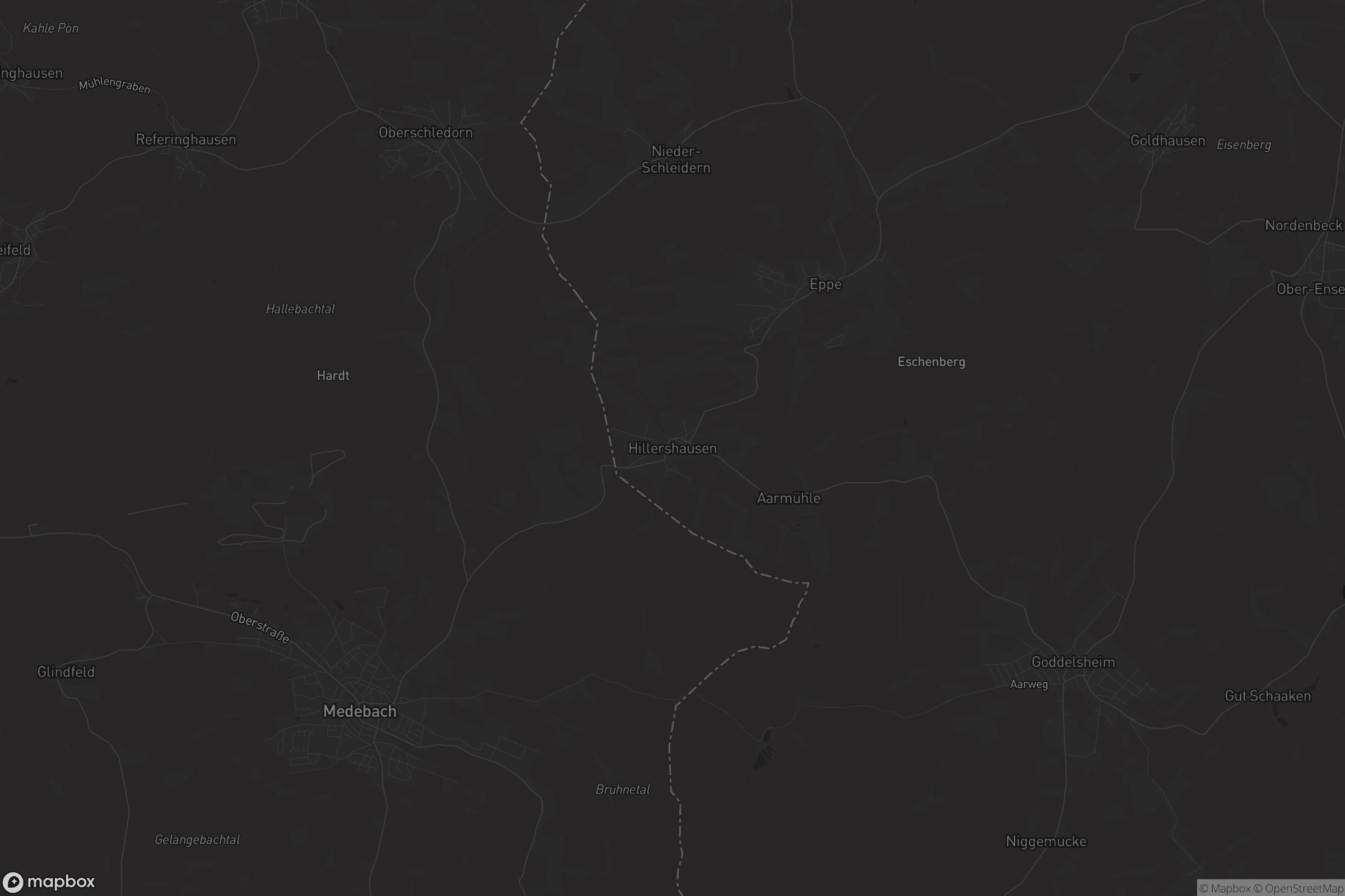 Karte von Hillershausen