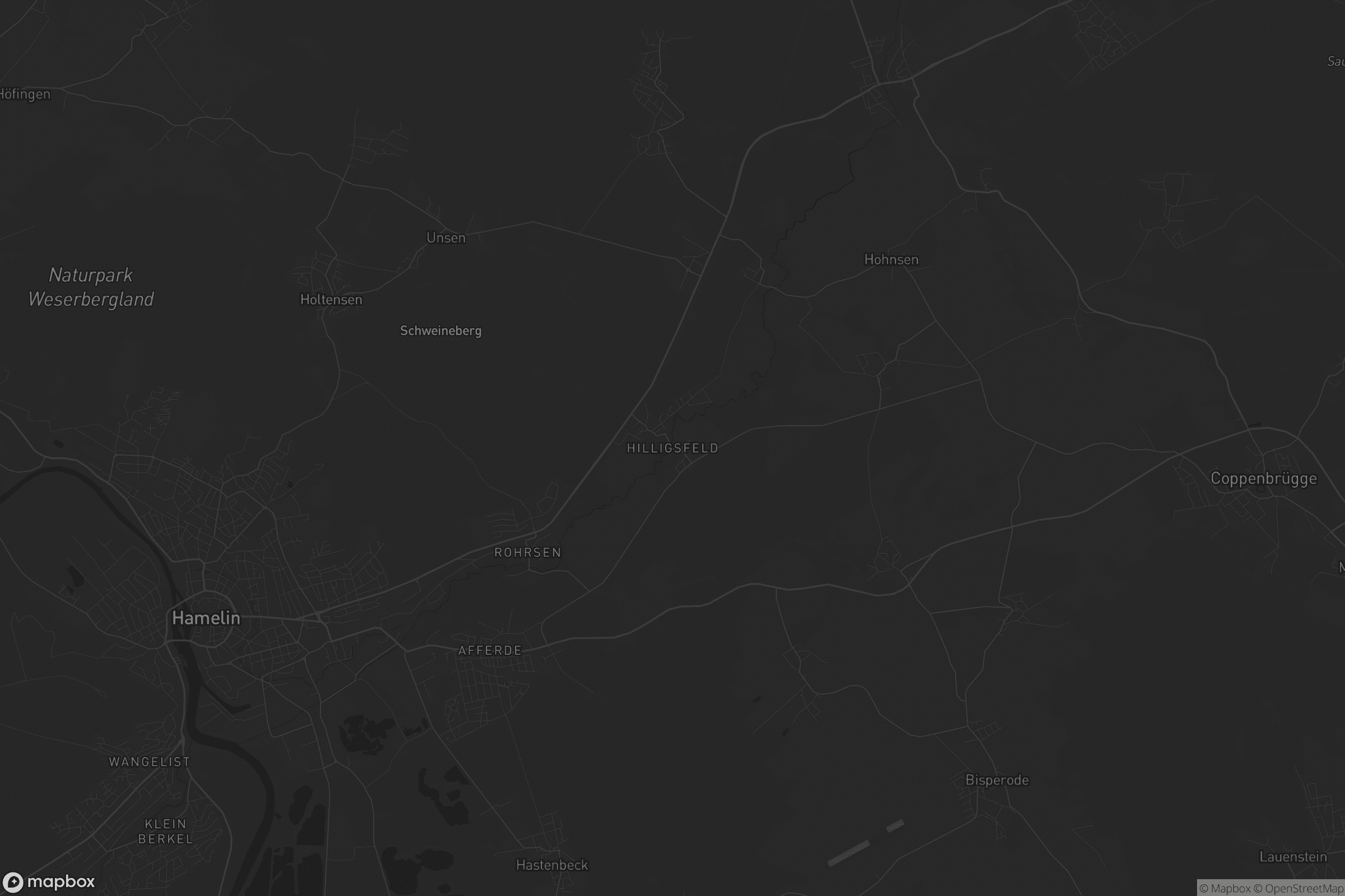 Karte von Hilligsfeld