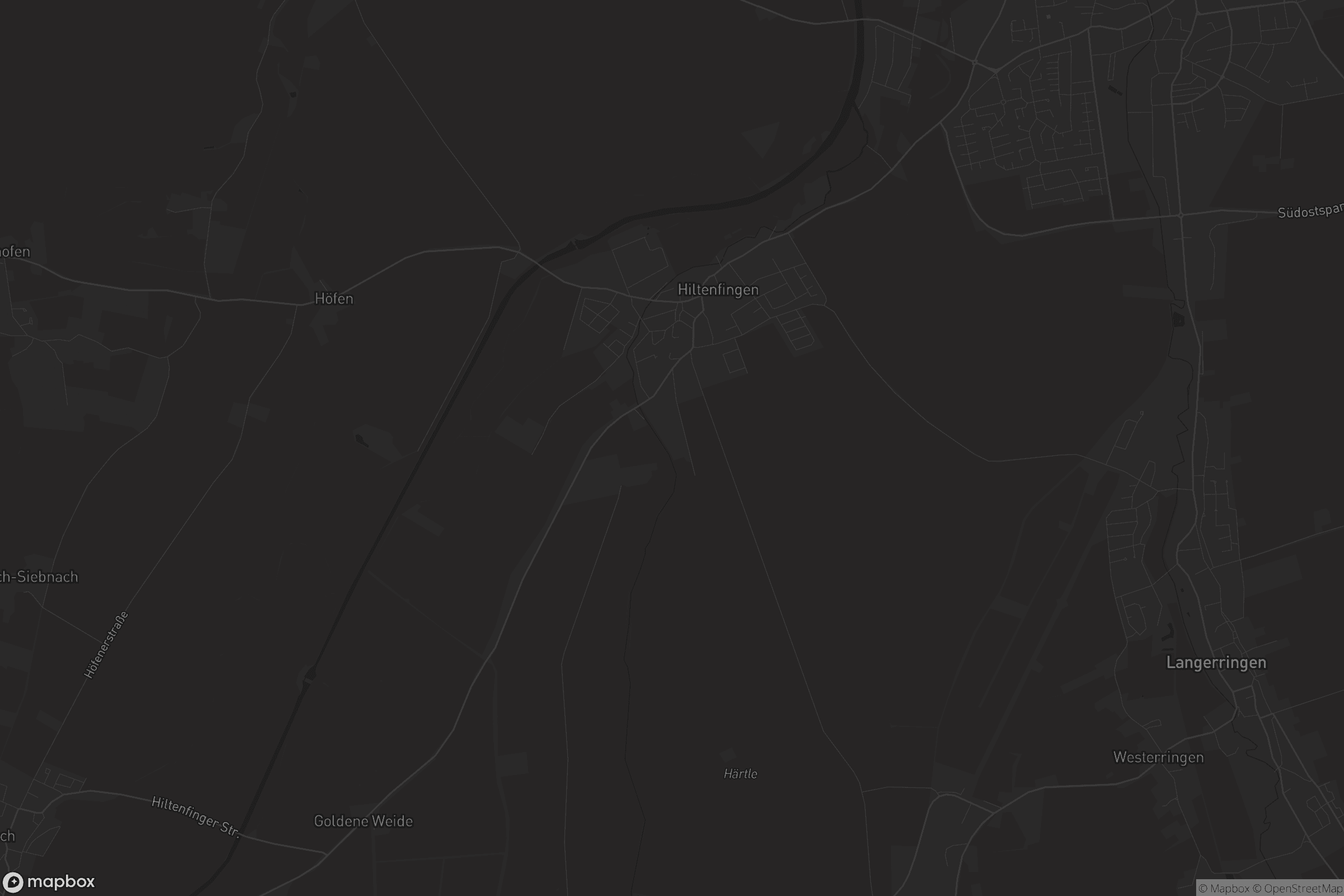 Karte von Hiltenfingen