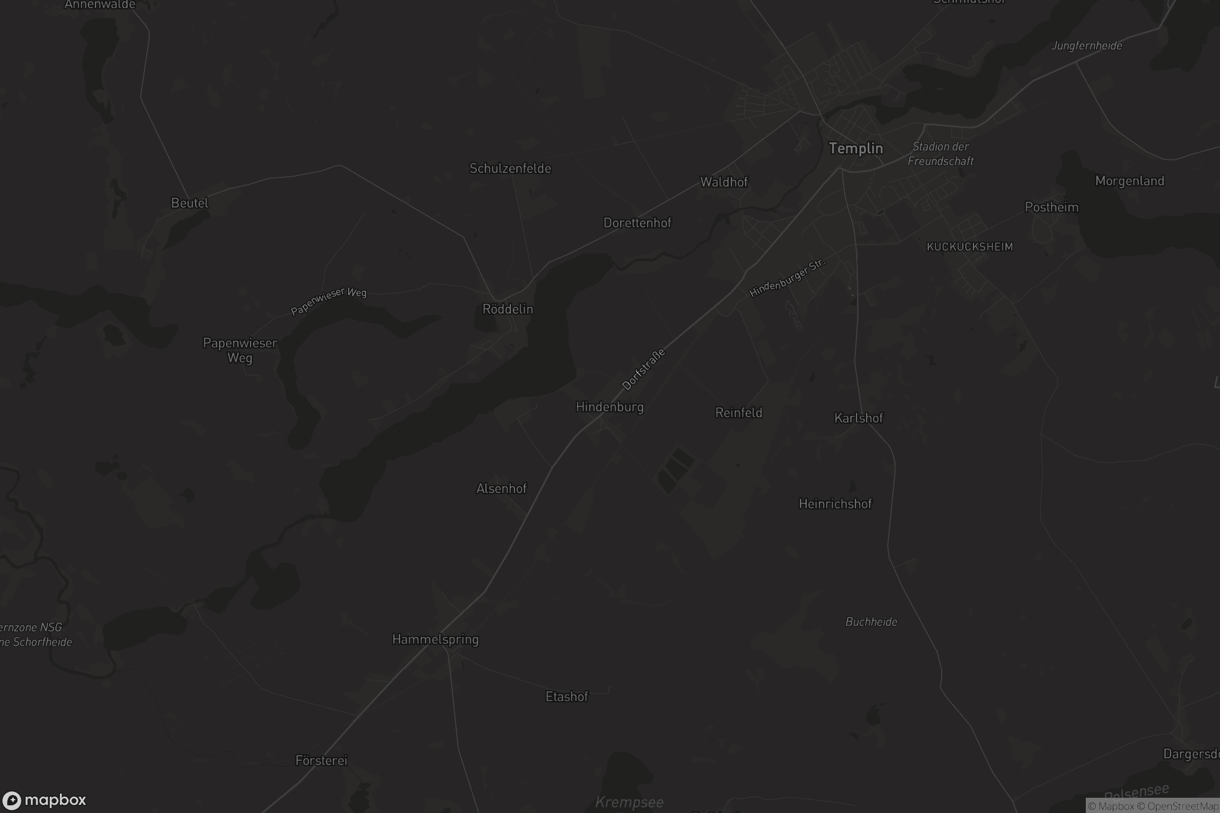 Karte von Hindenburg