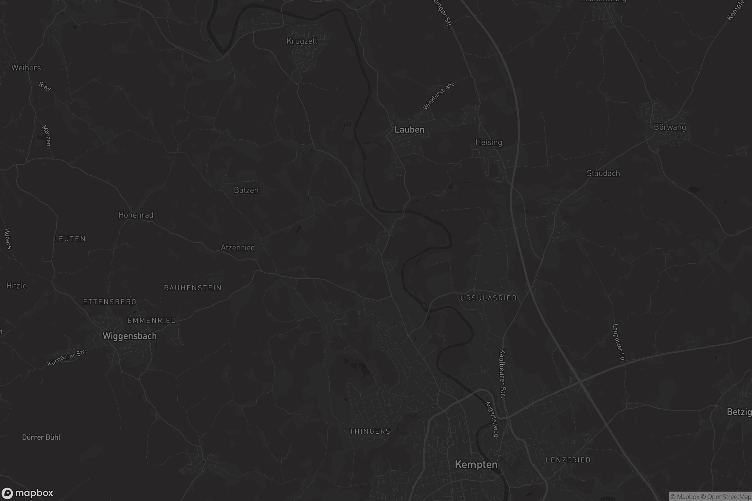 Karte von Hinterbach