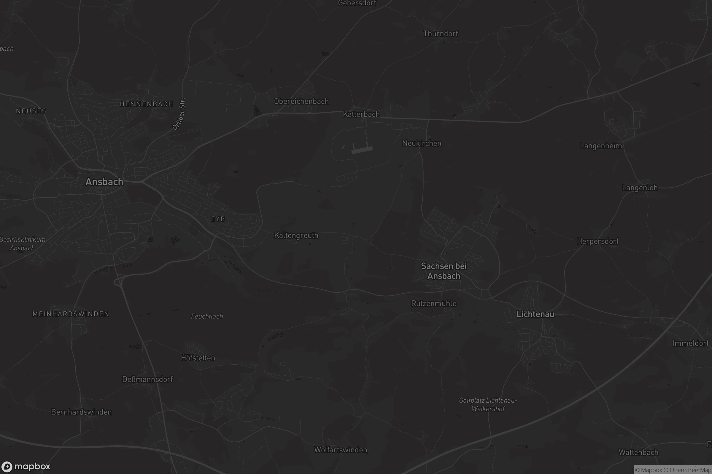 Karte von Hirschbronn