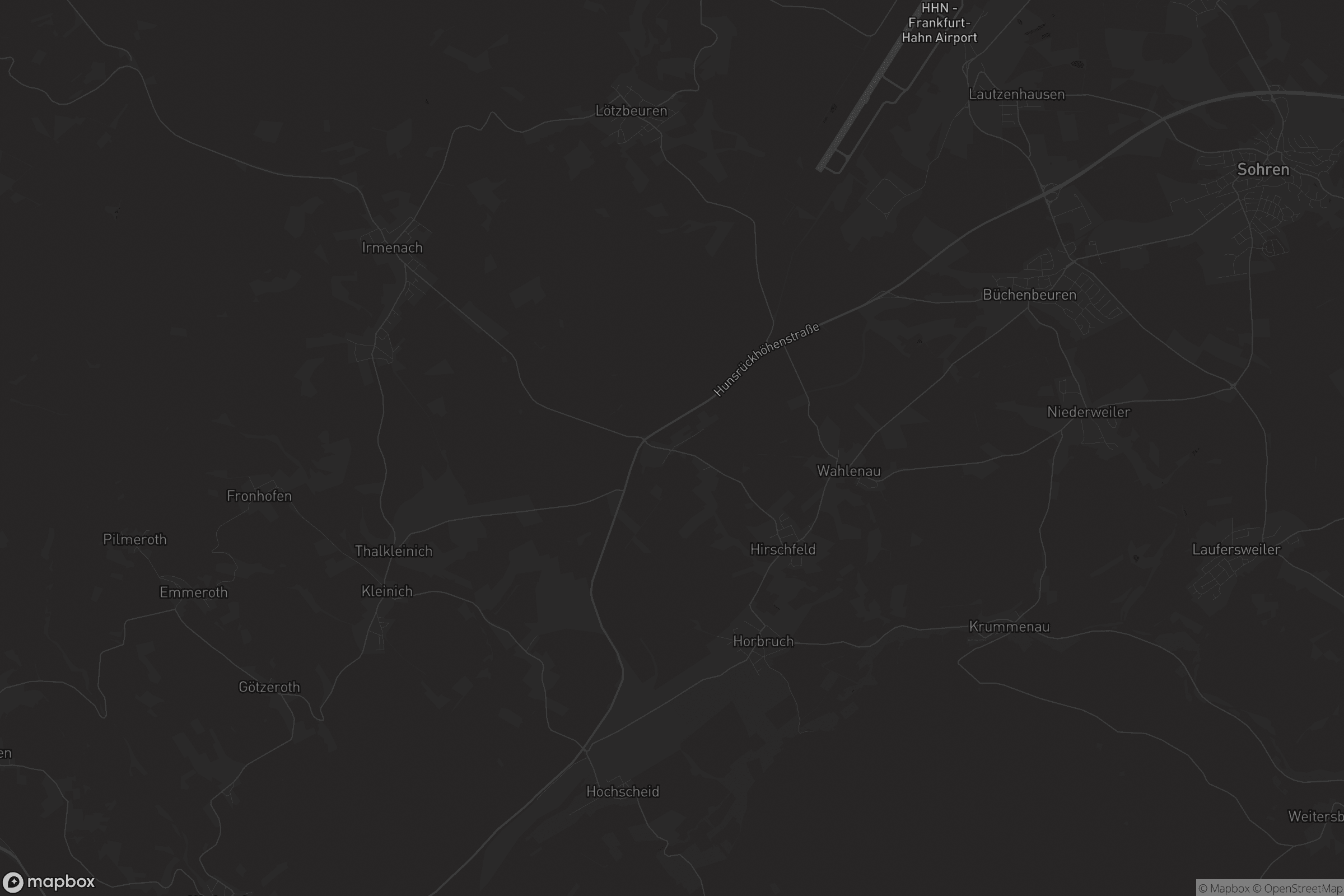 Karte von Hirschfeld (Bahnhof)