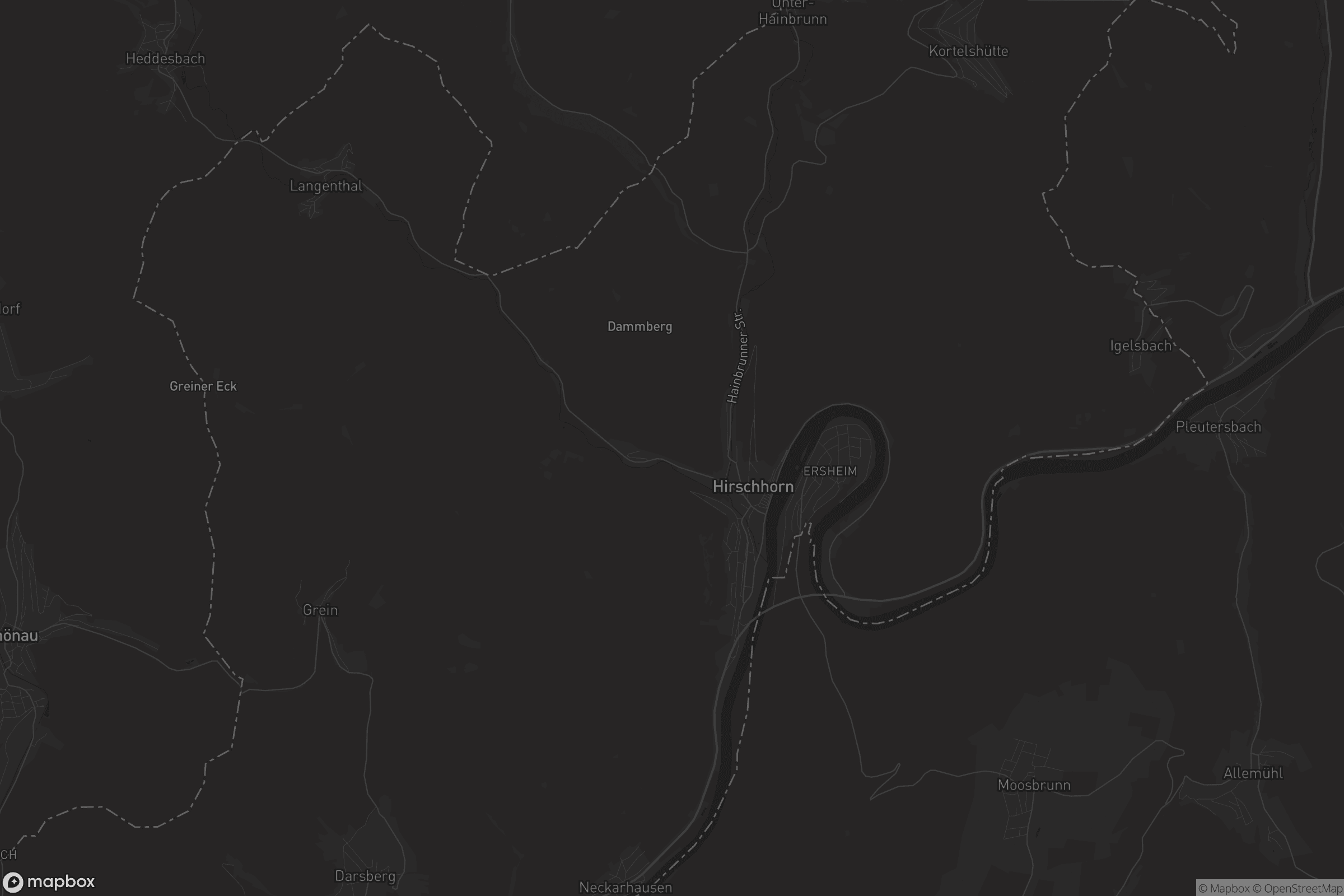 Karte von Hirschhorn