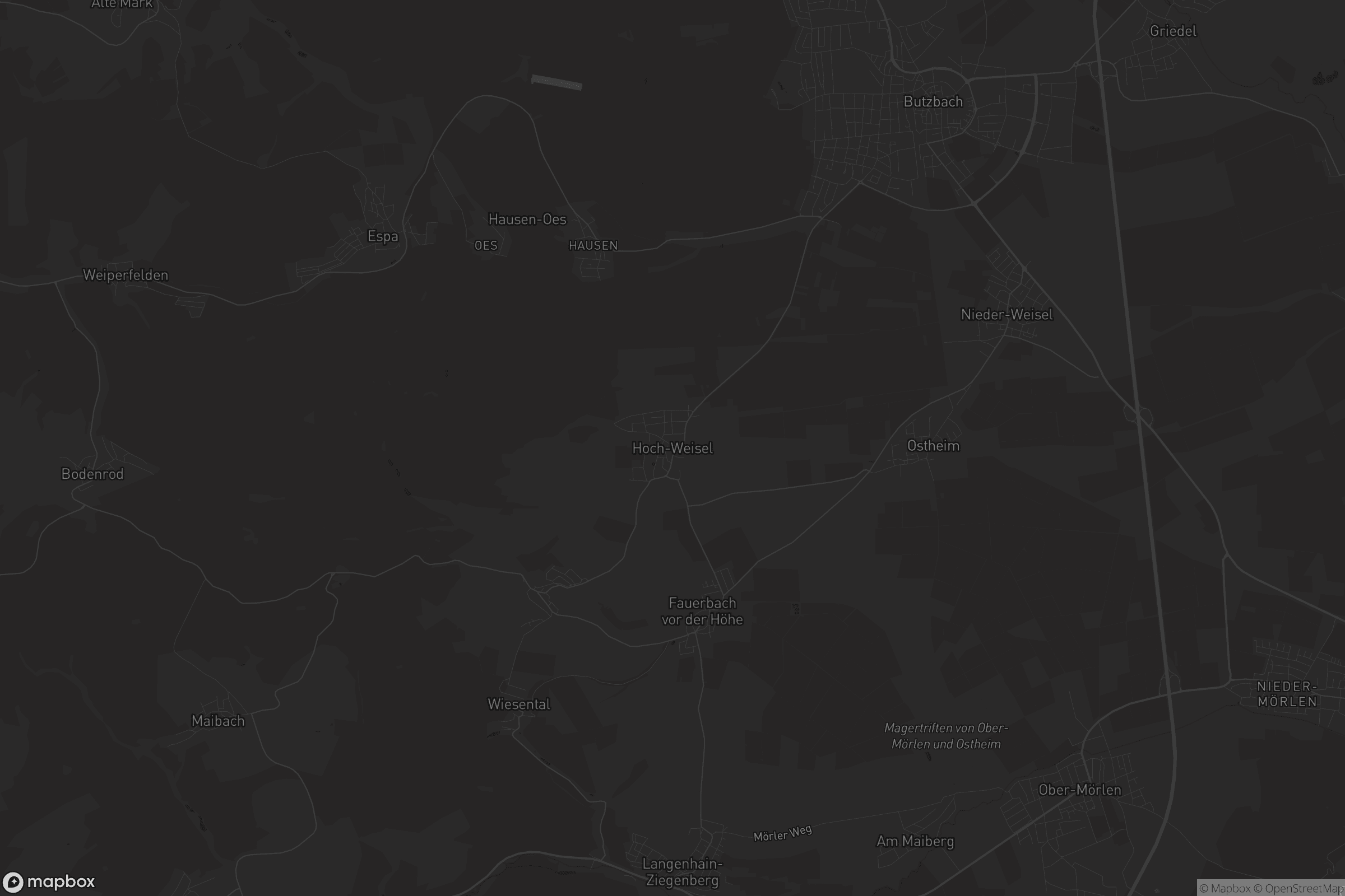 Karte von Hoch-Weisel