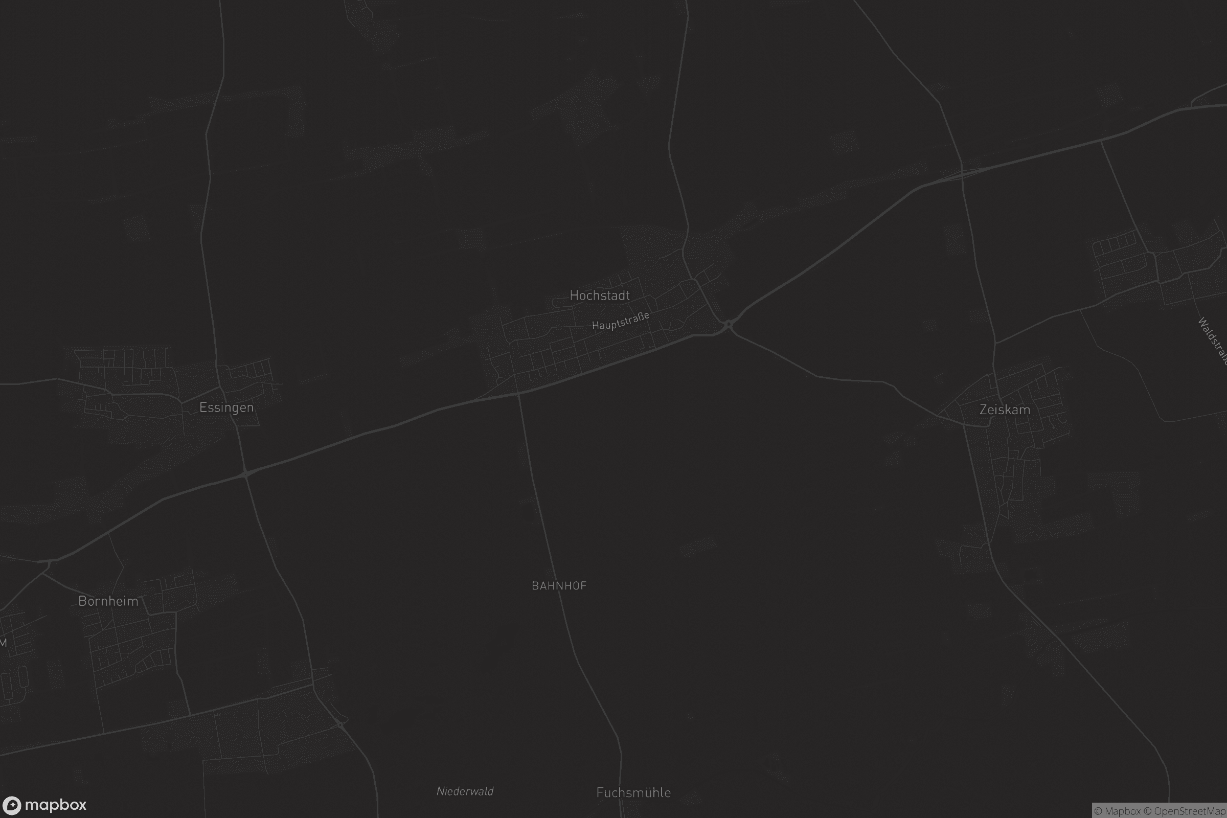 Karte von Hochstadt (Pfalz)