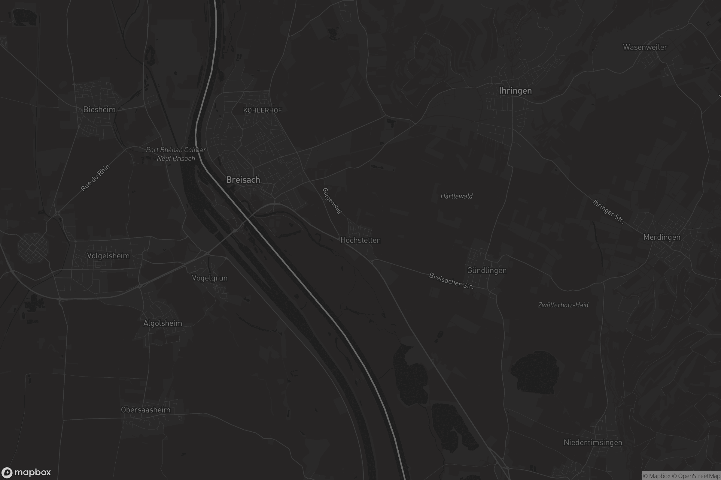 Karte von Hochstetten