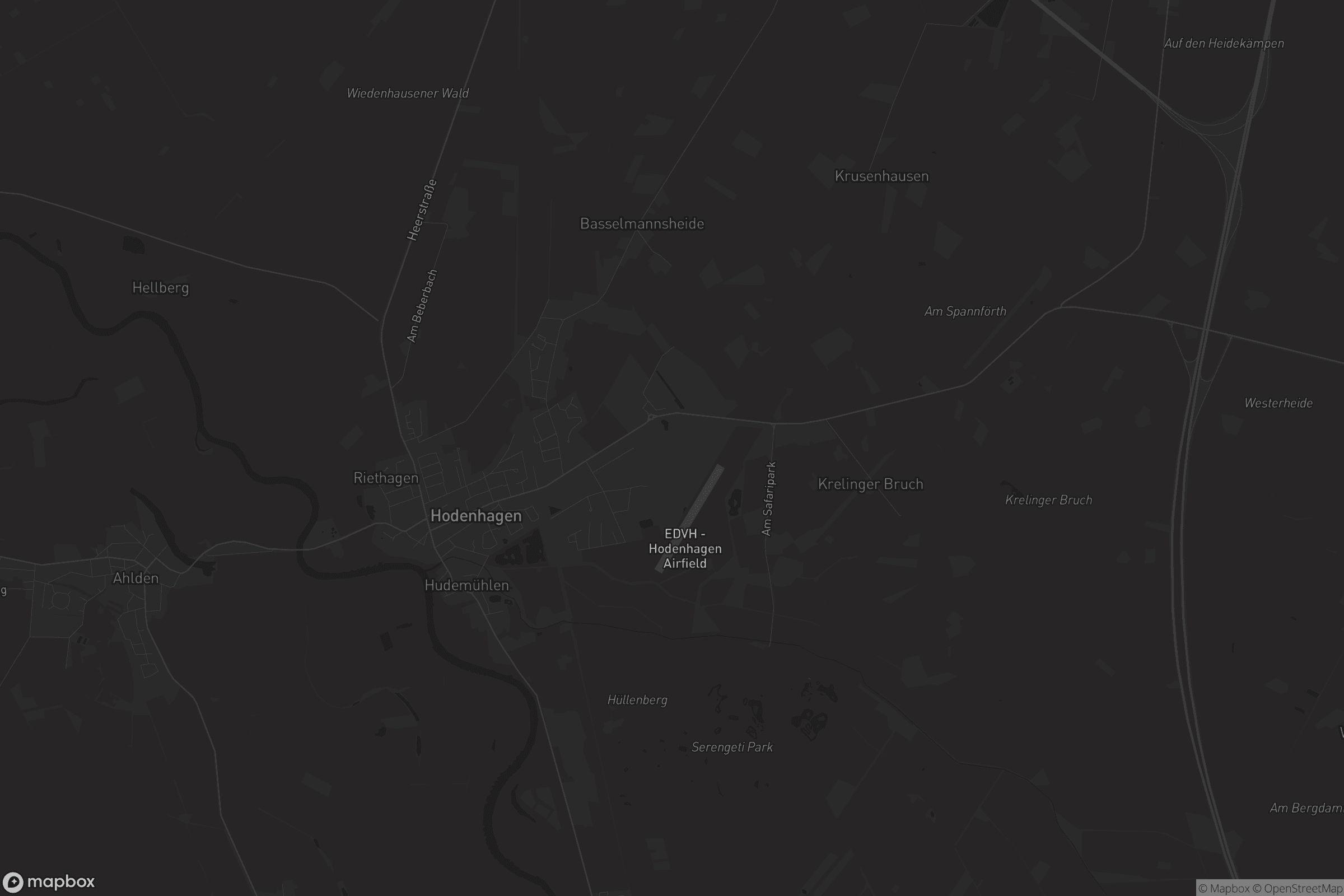 Karte von Hodenhagen