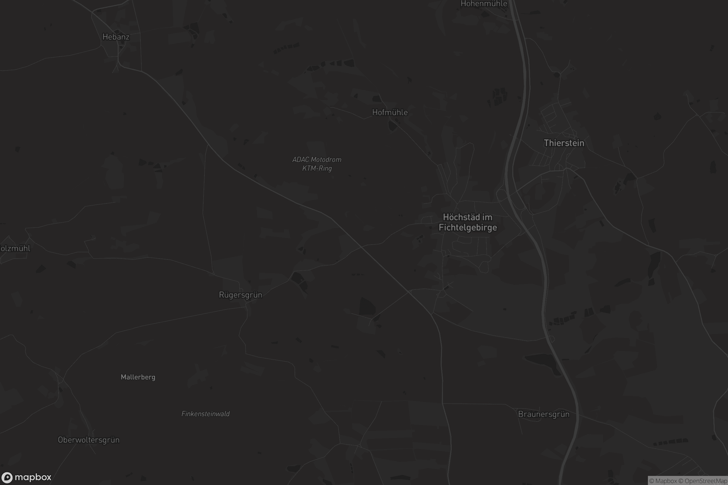 Karte von Höchstädt im Fichtelgebirge