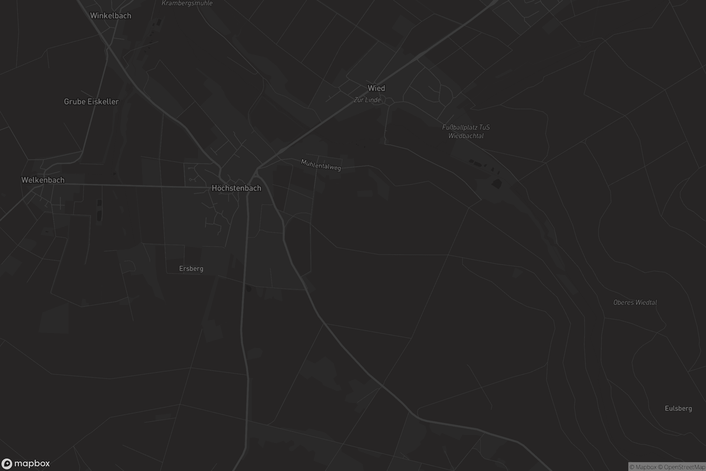 Karte von Höchstenbach