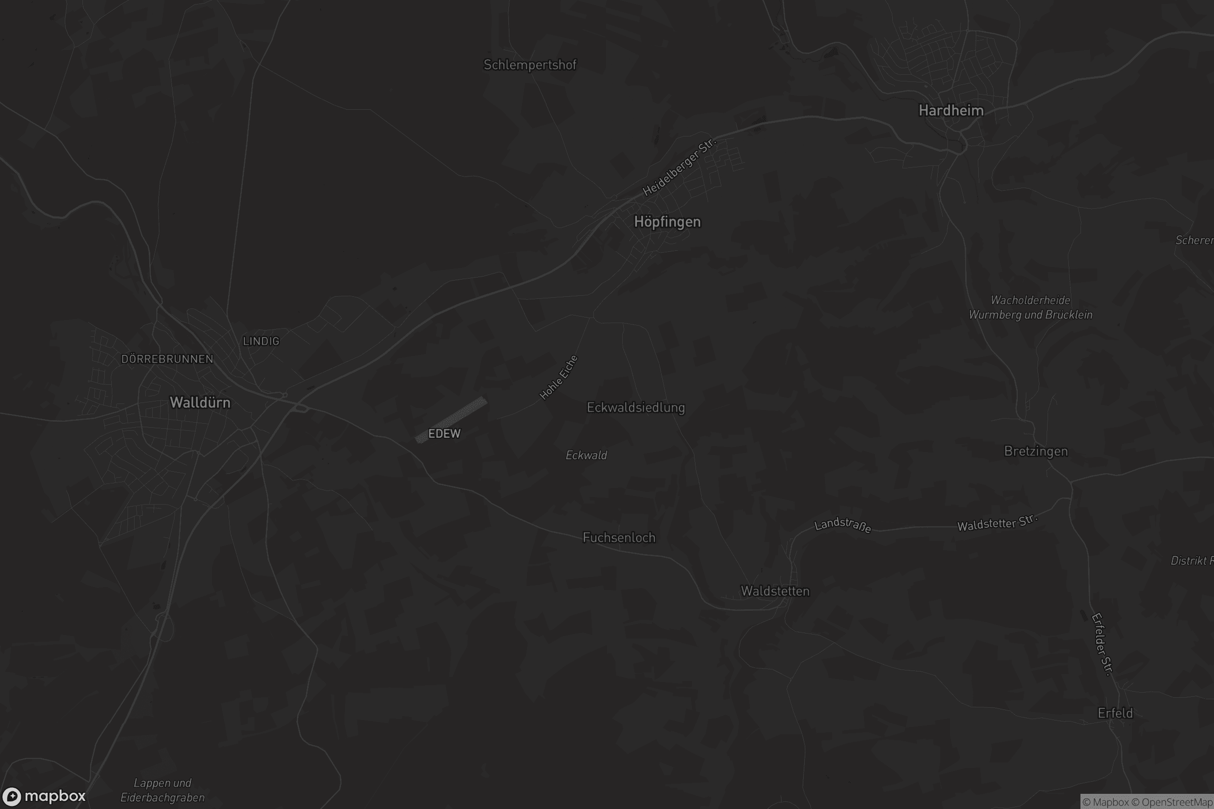 Karte von Höpfingen