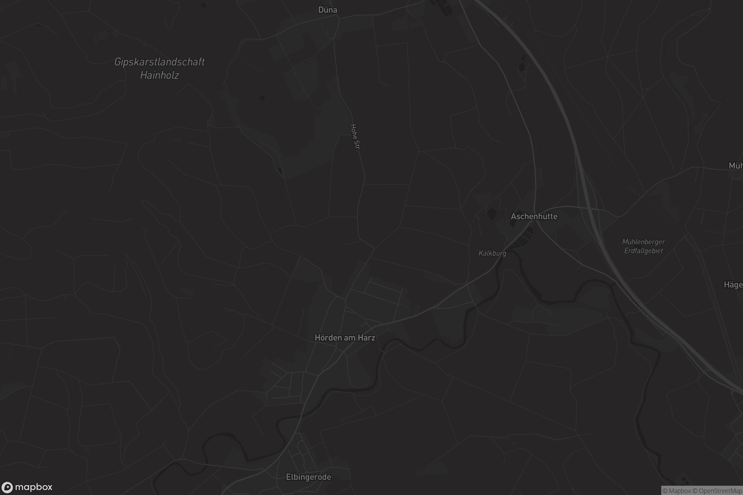 Karte von Hörden am Harz