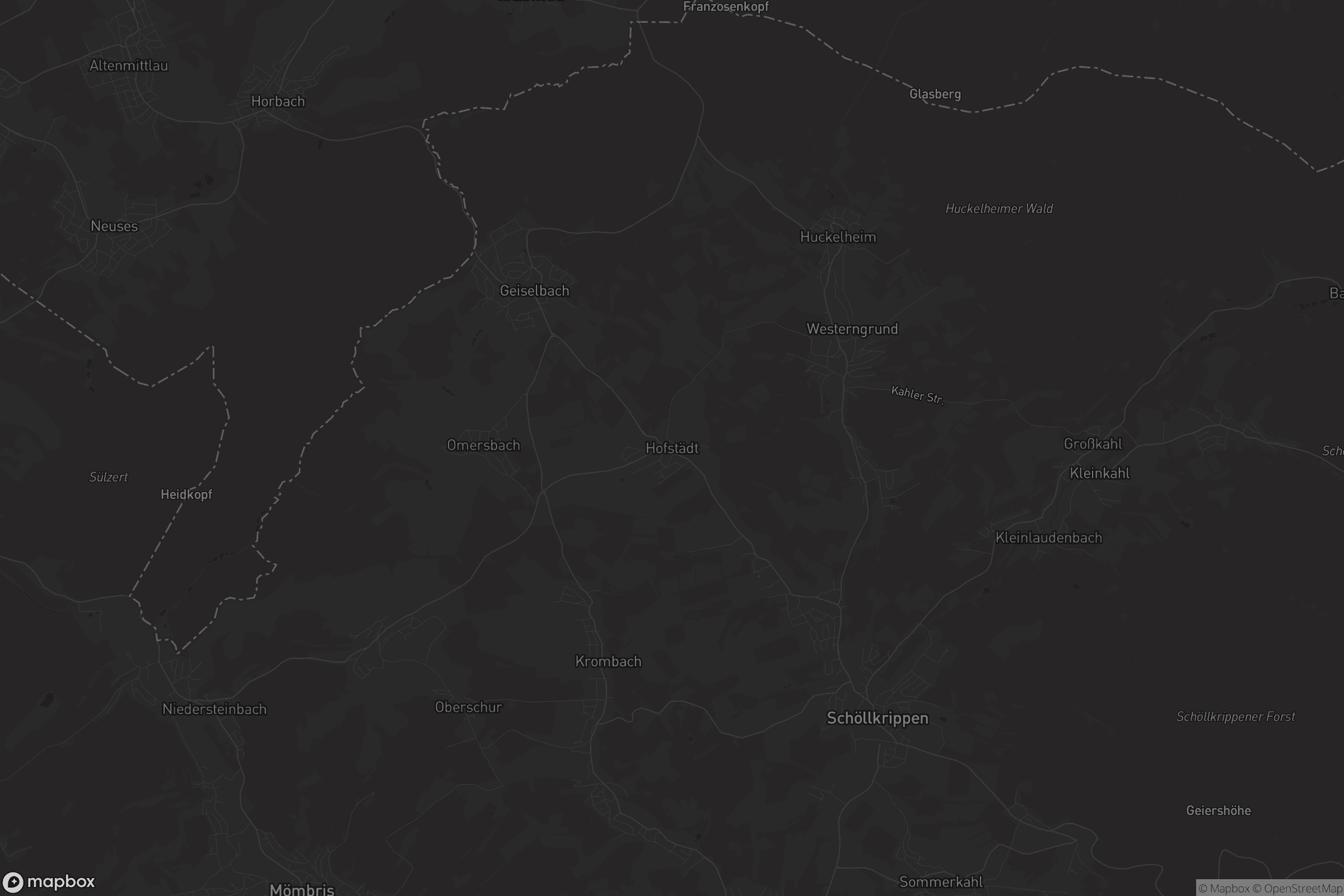 Karte von Hofstädten