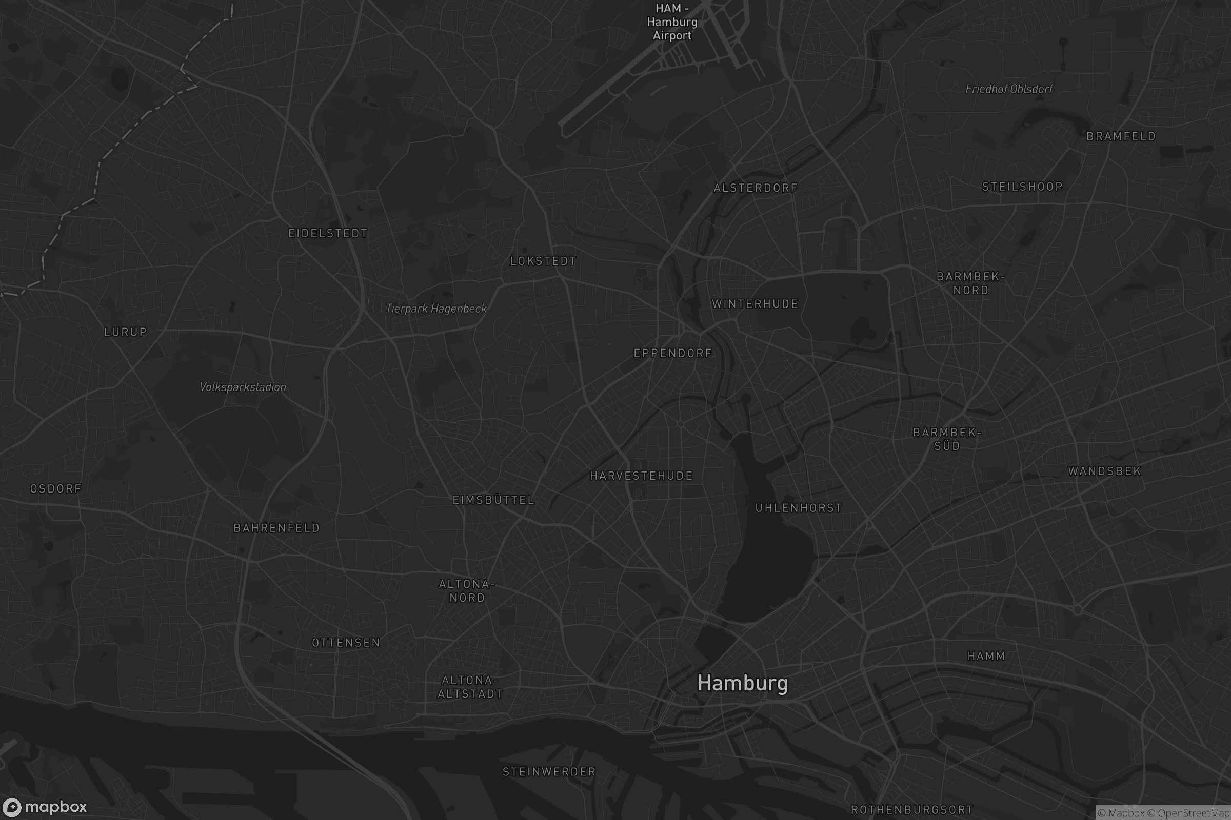 Karte von Hoheluft-Ost