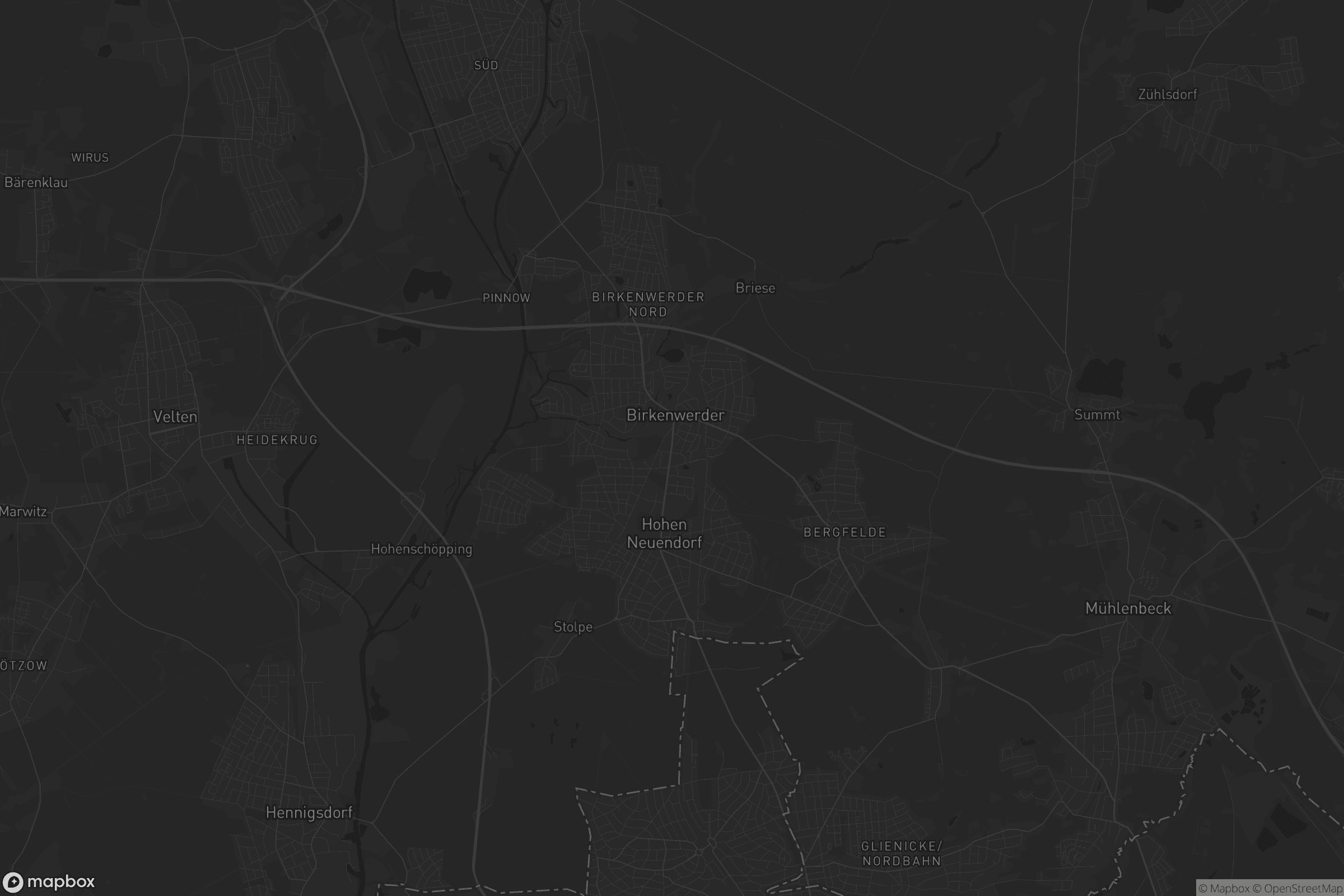 Karte von Hohen Neuendorf