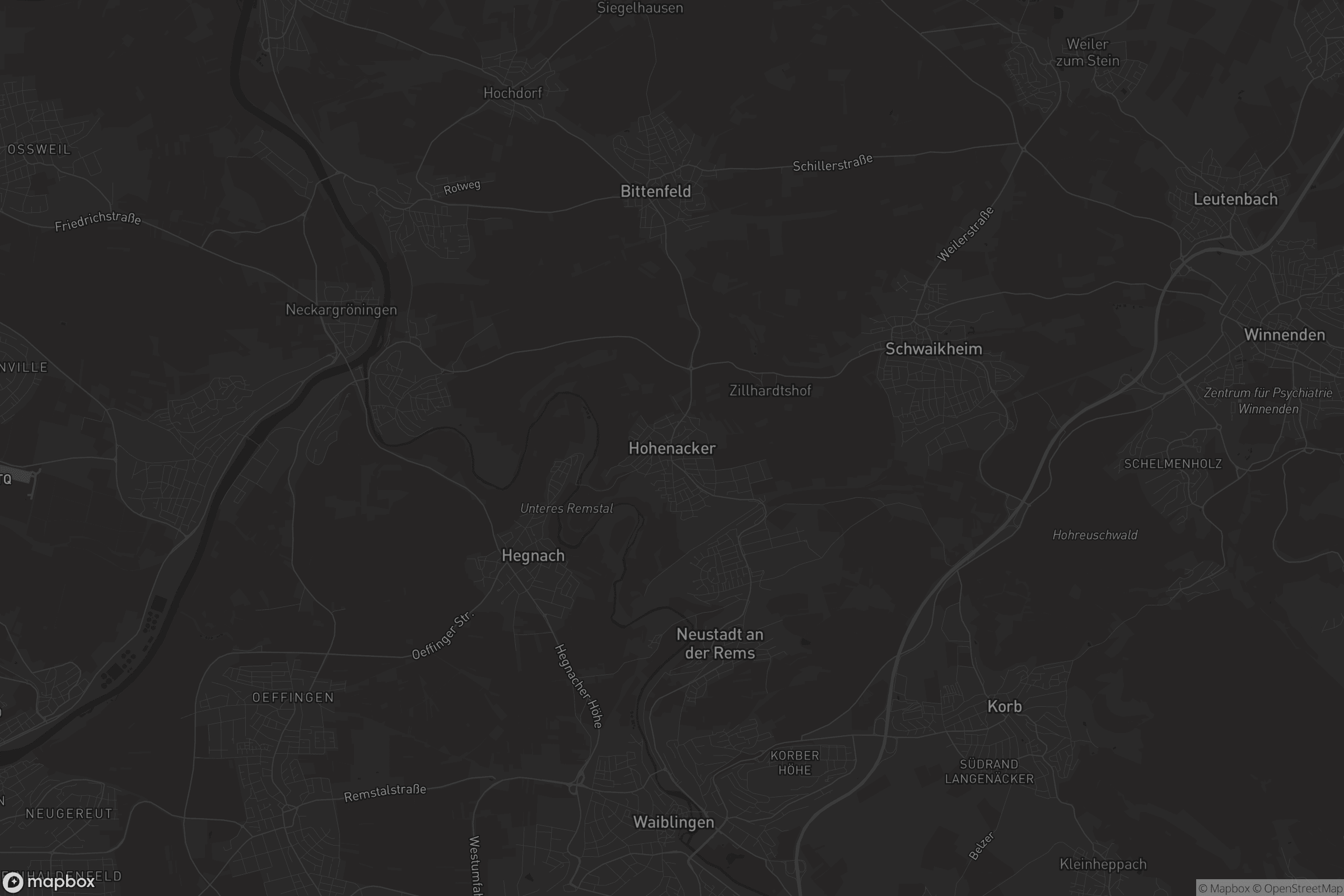 Karte von Hohenacker