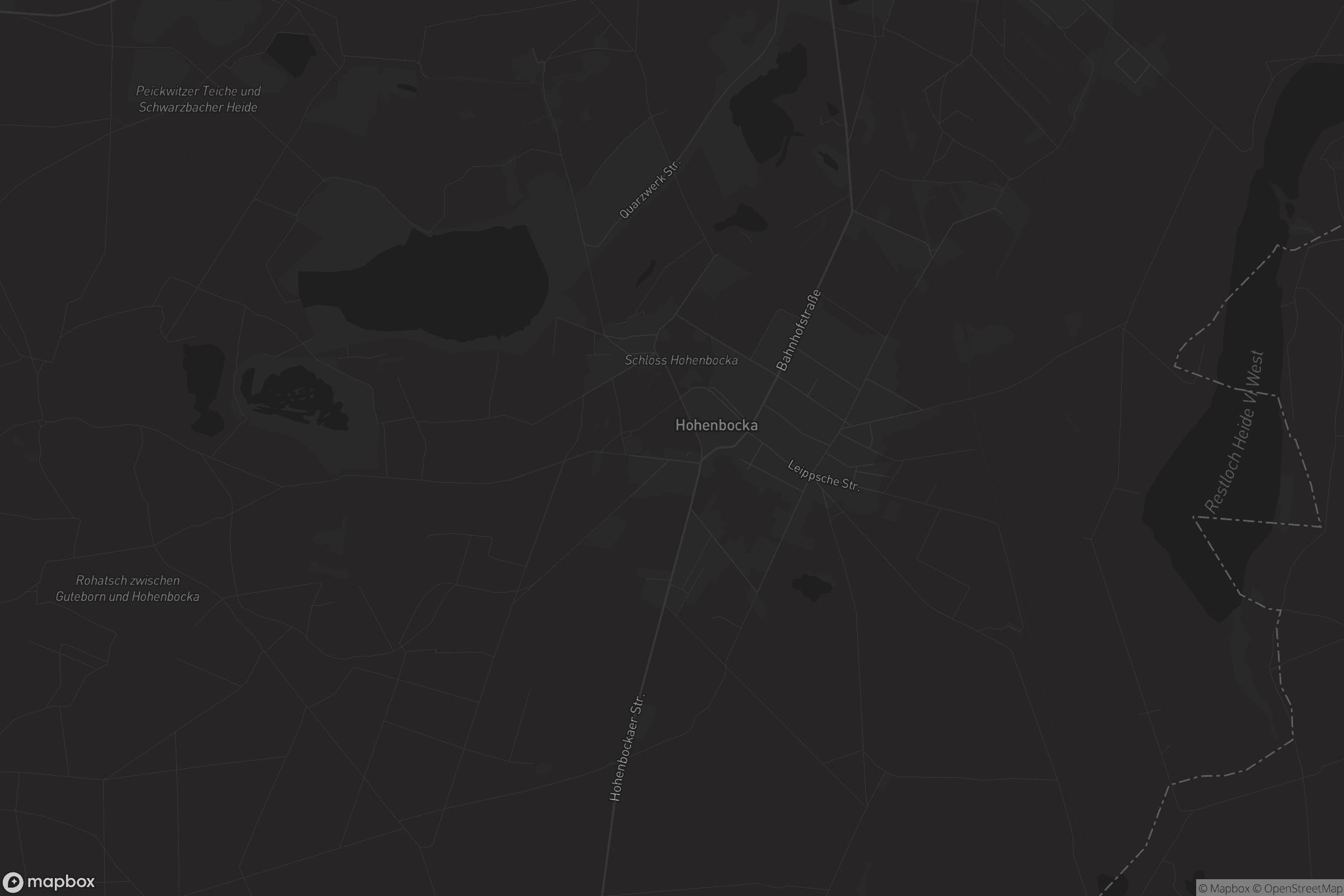 Karte von Hohenbocka