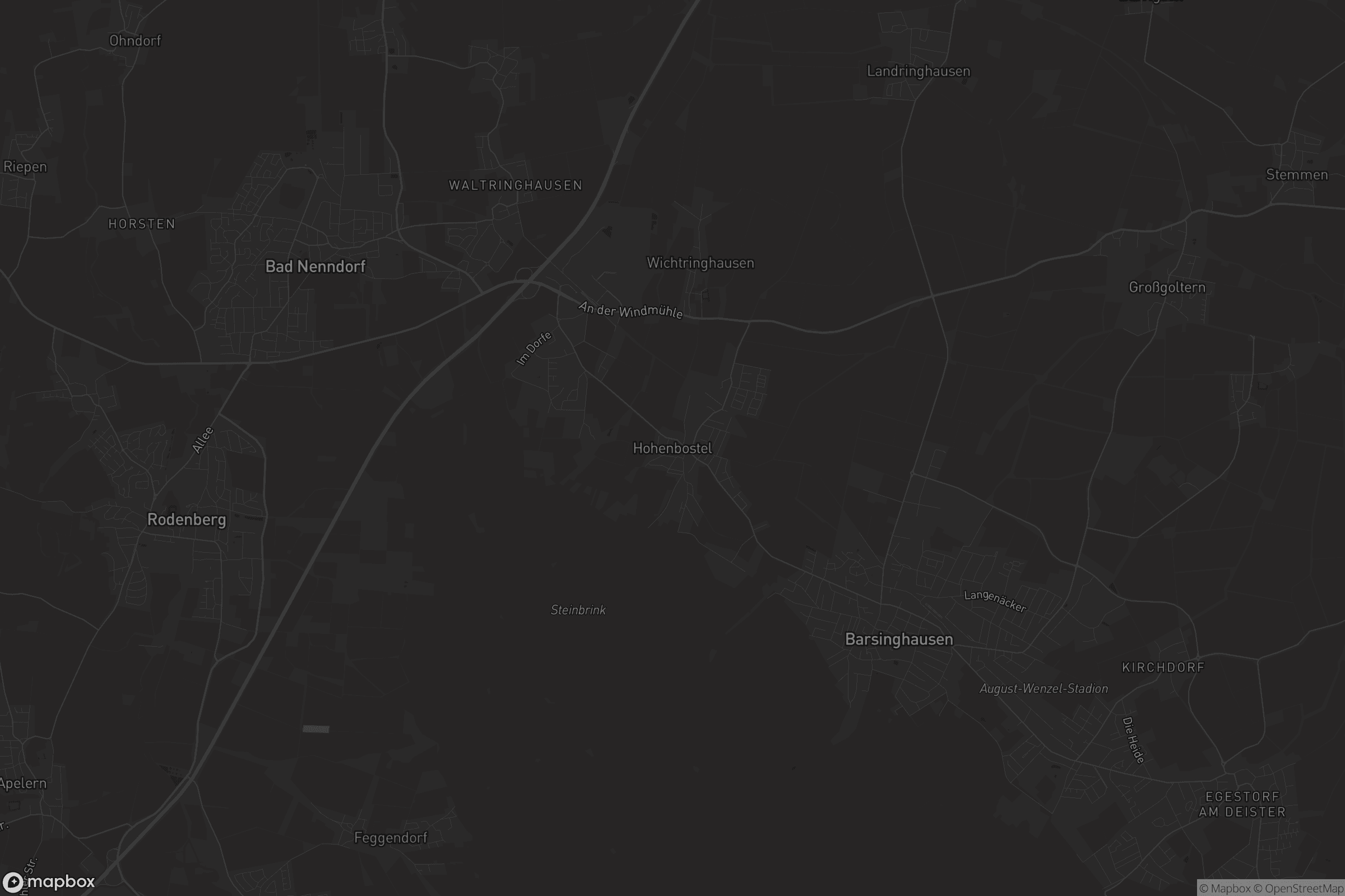 Karte von Hohenbostel