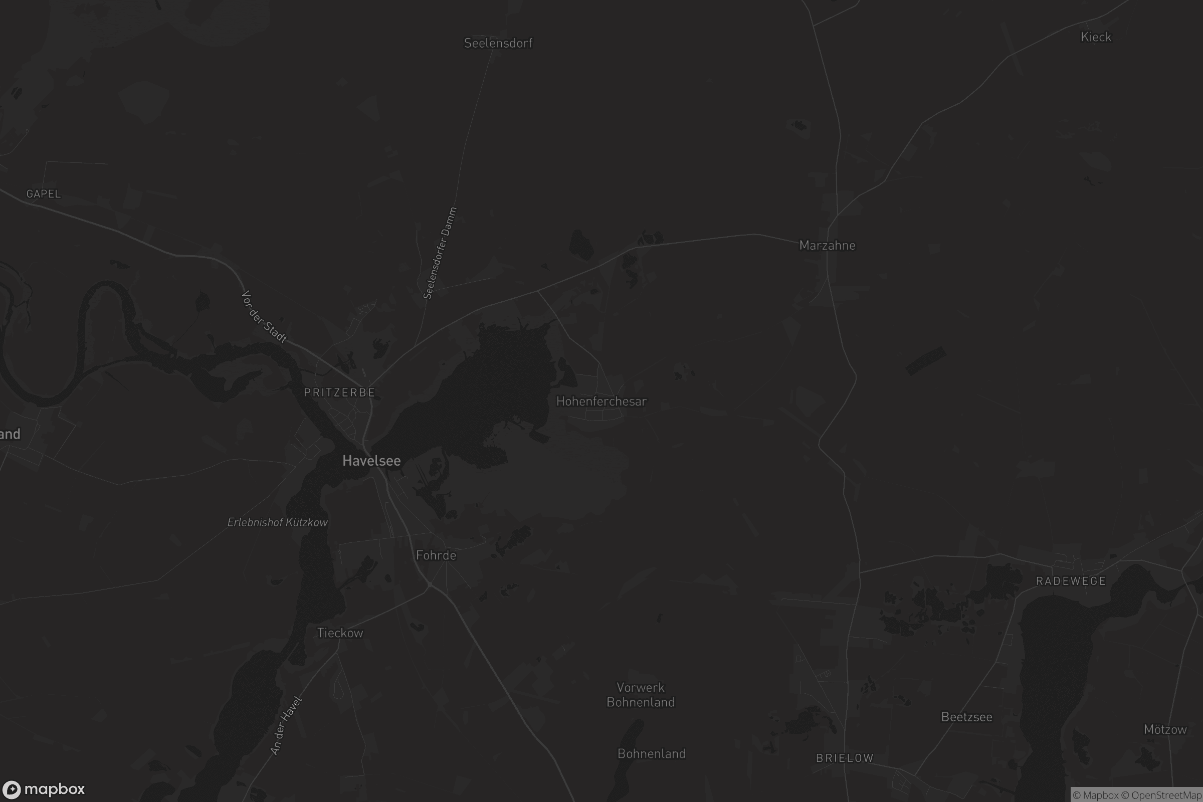 Karte von Hohenferchesar