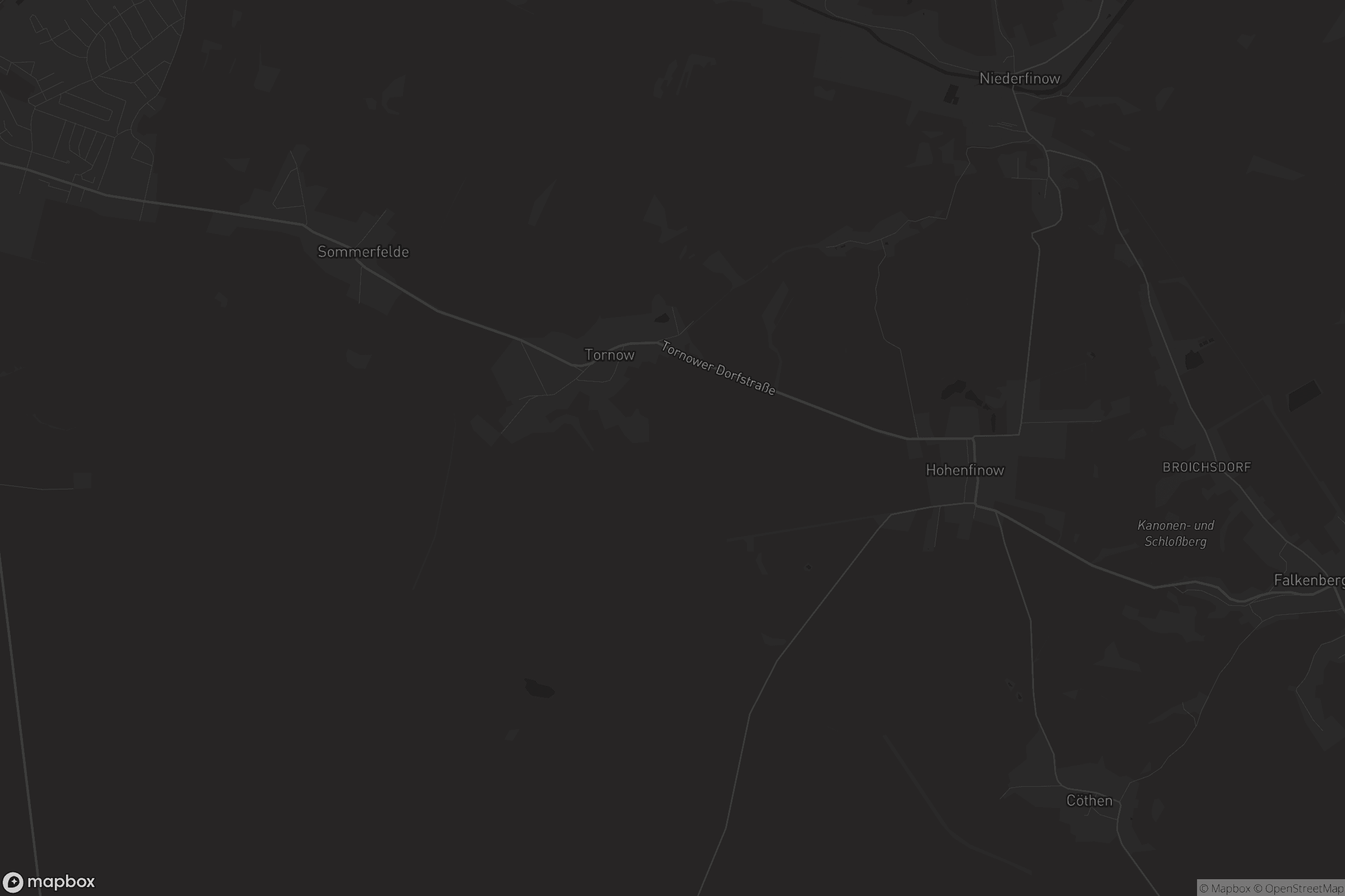 Karte von Hohenfinow