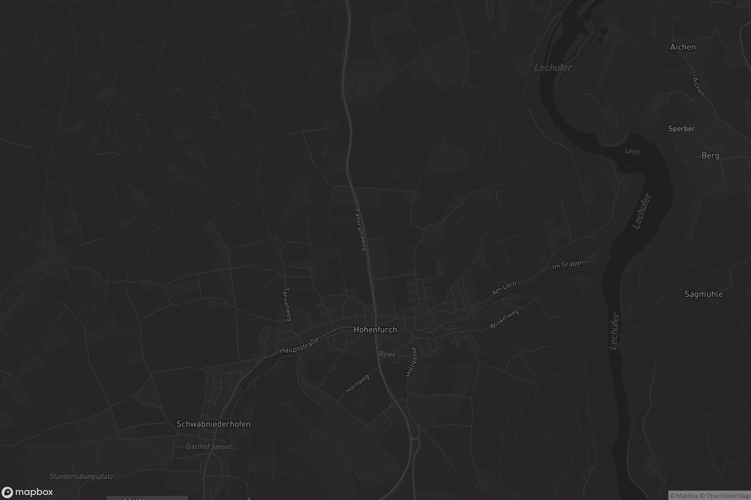 Karte von Hohenfurch