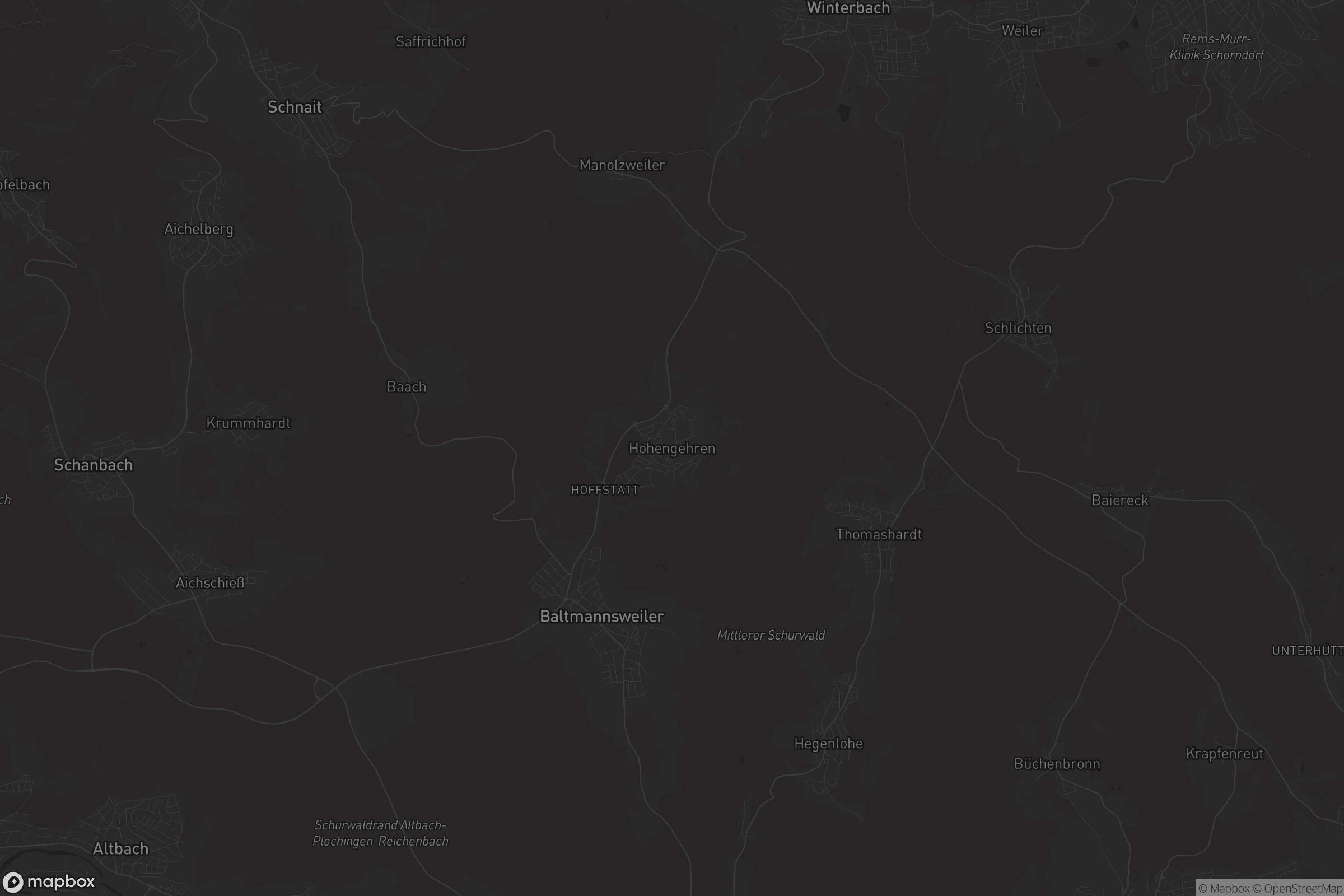 Karte von Hohengehren