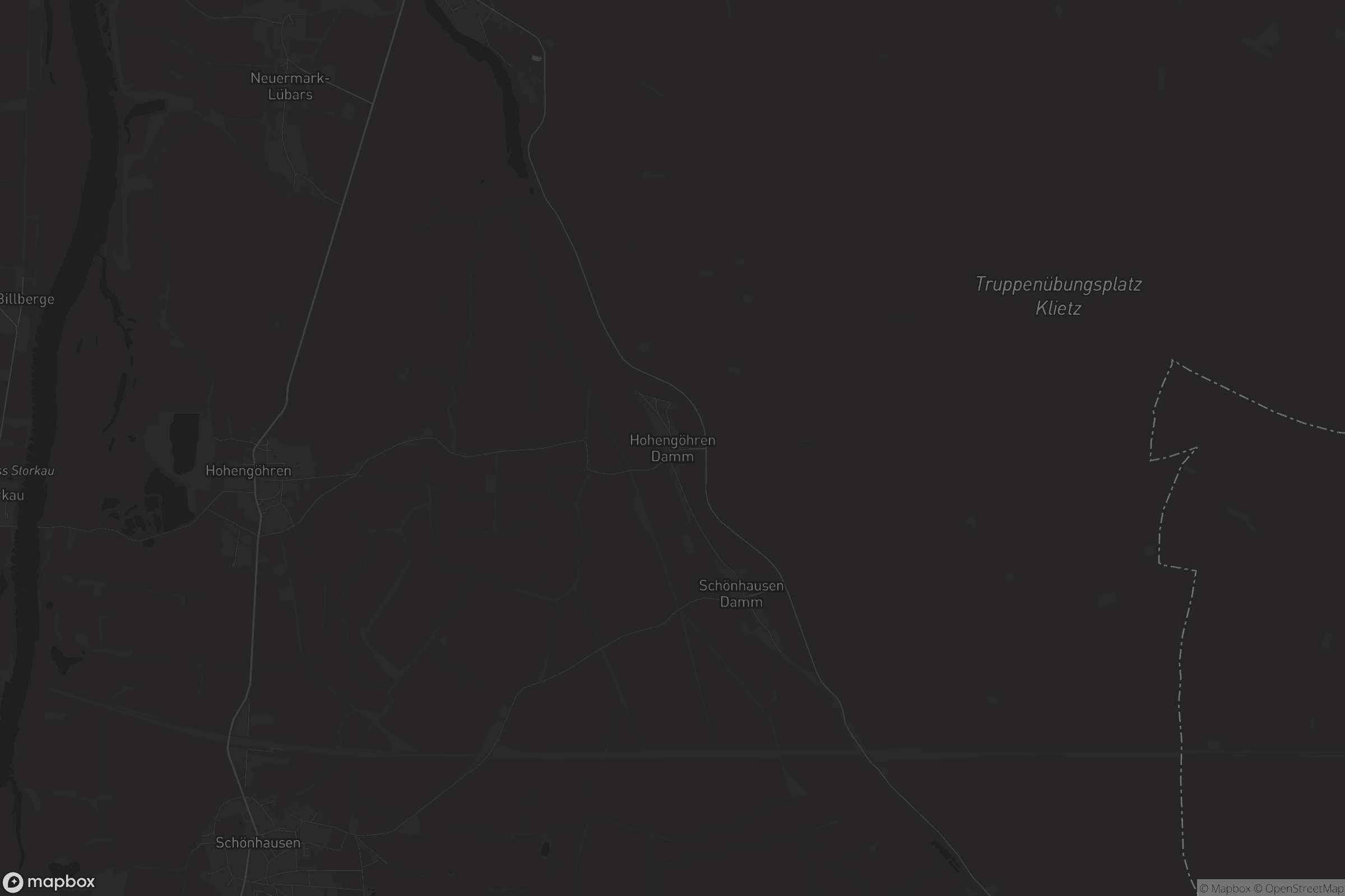 Karte von Hohengöhren Damm