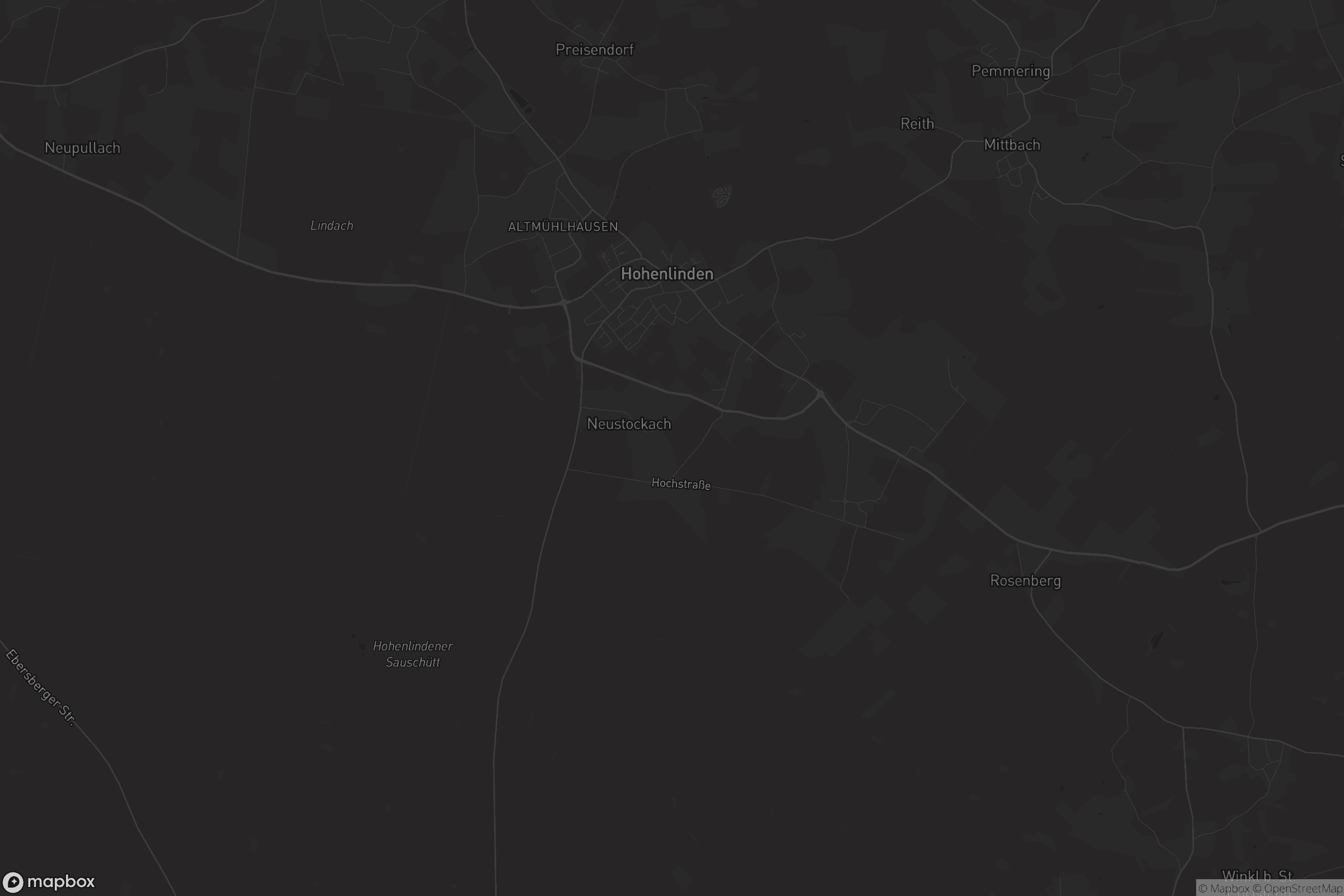 Karte von Hohenlinden