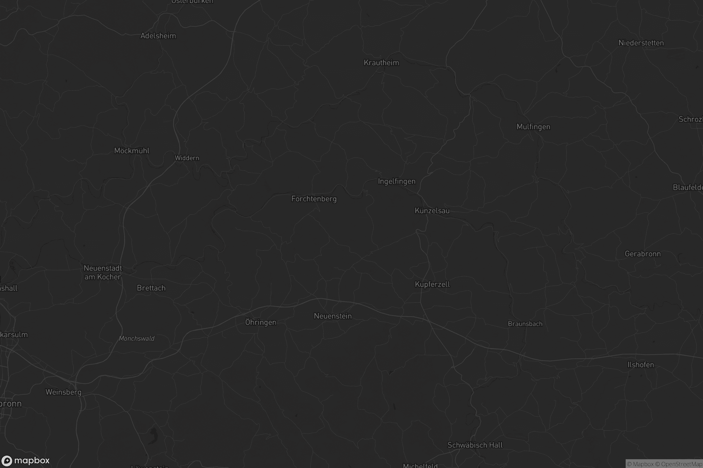 Karte von Hohenlohekreis