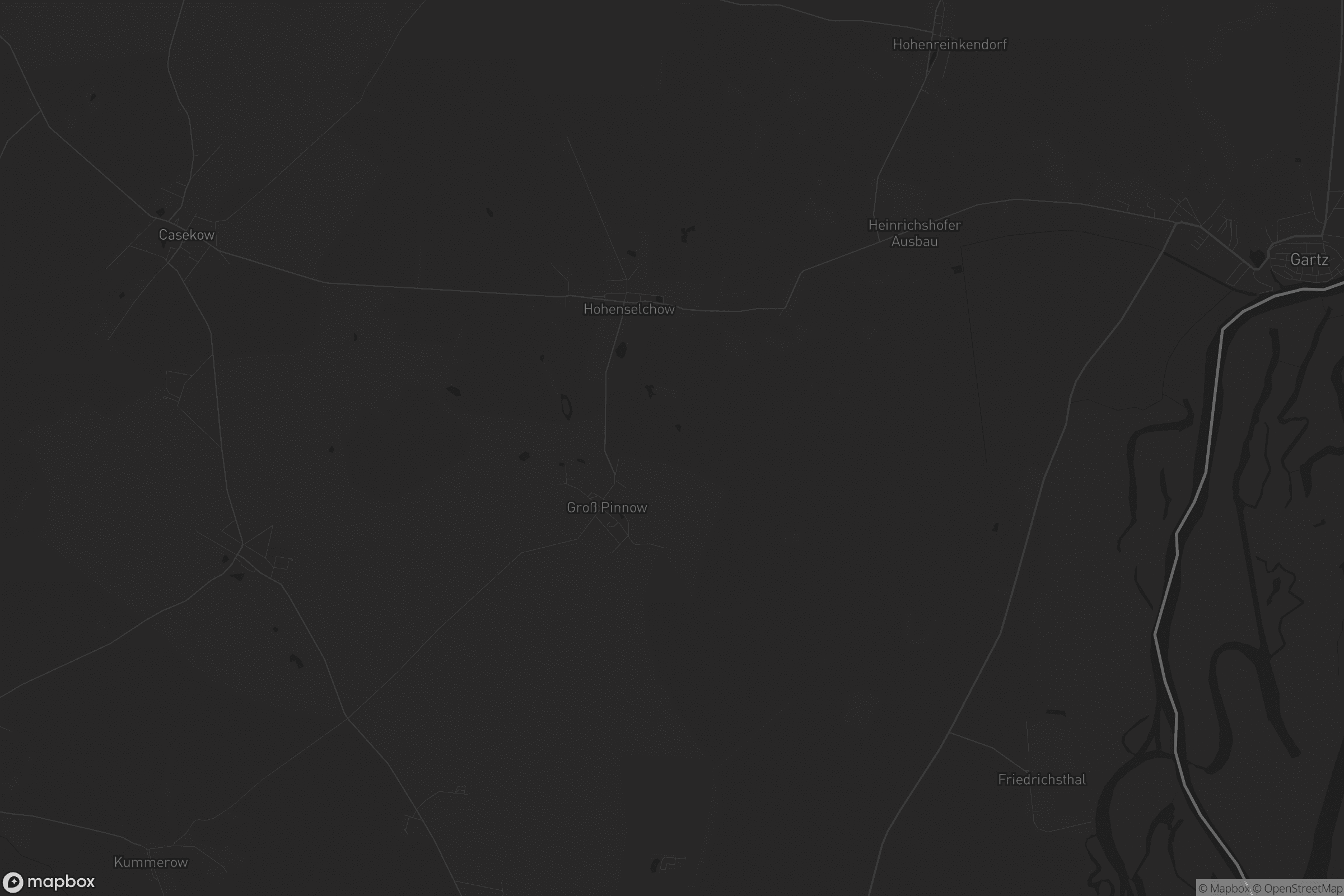 Karte von Hohenselchow-Groß Pinnow