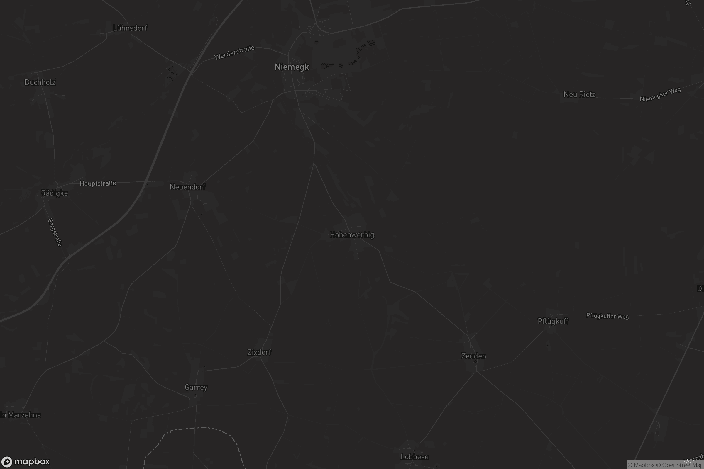 Karte von Hohenwerbig