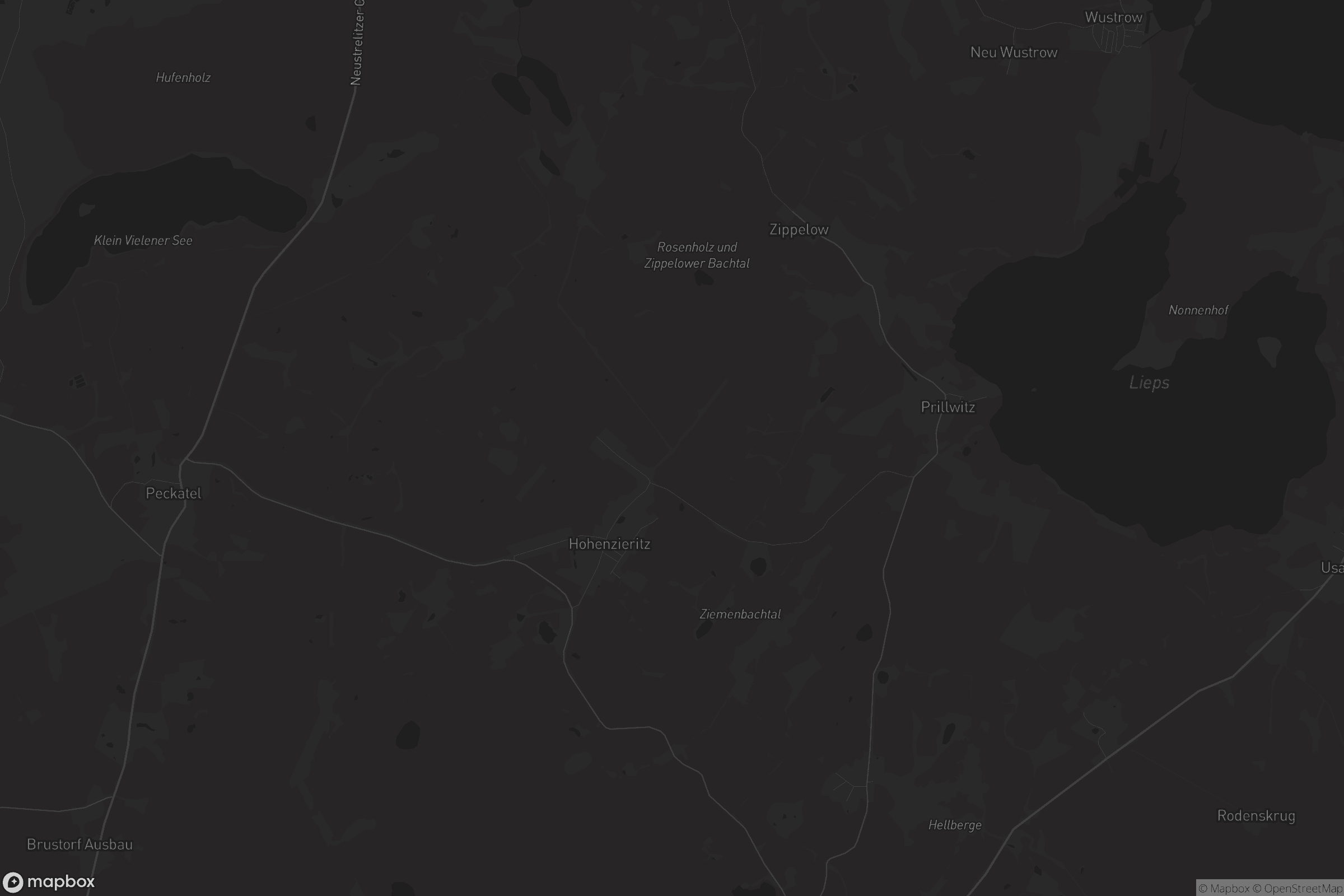 Karte von Hohenzieritz