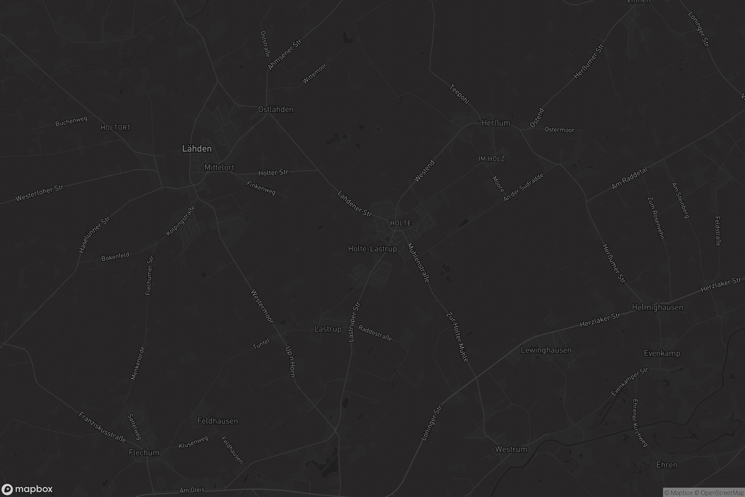 Karte von Holte-Lastrup