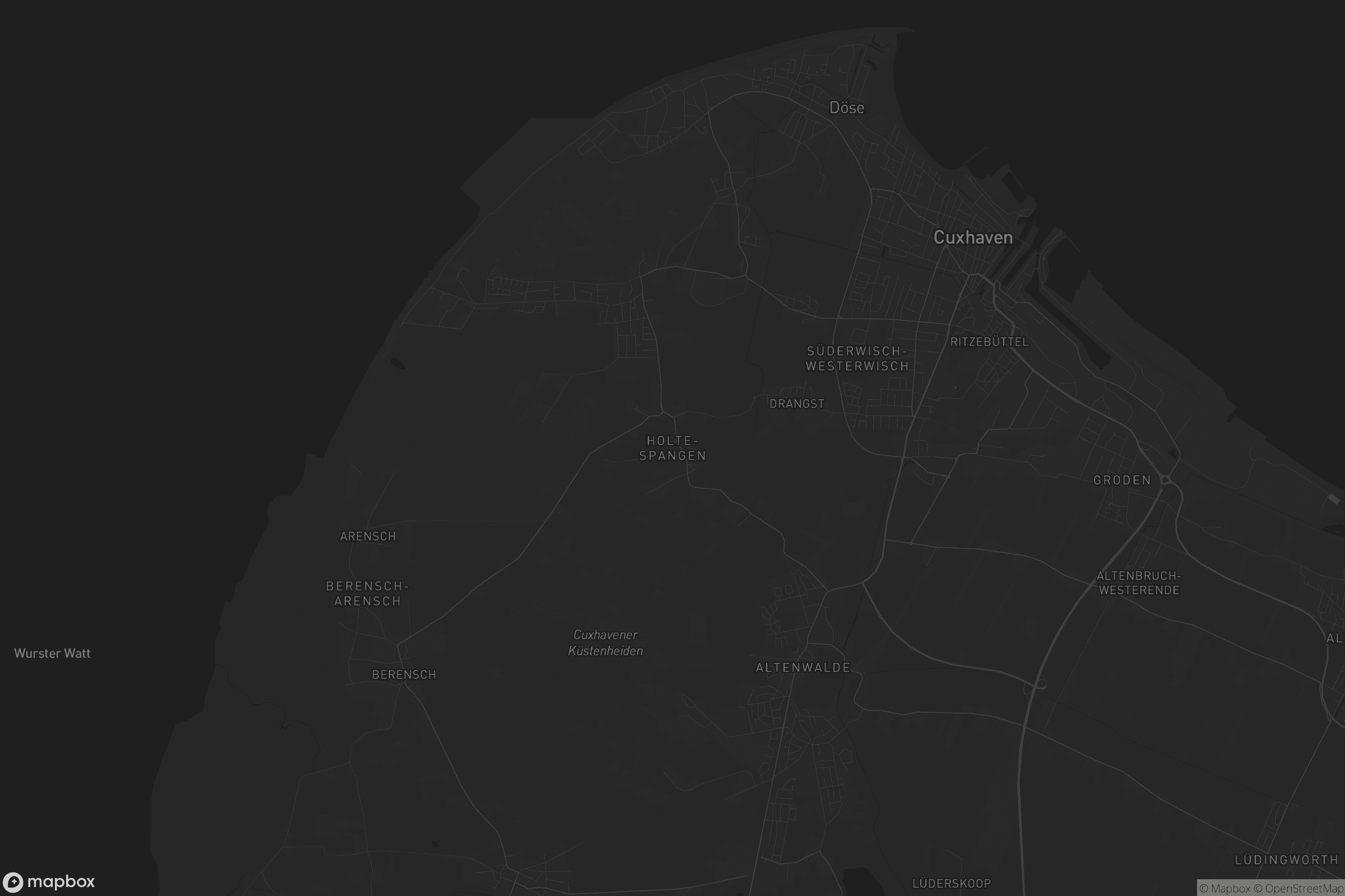 Karte von Holte-Spangen