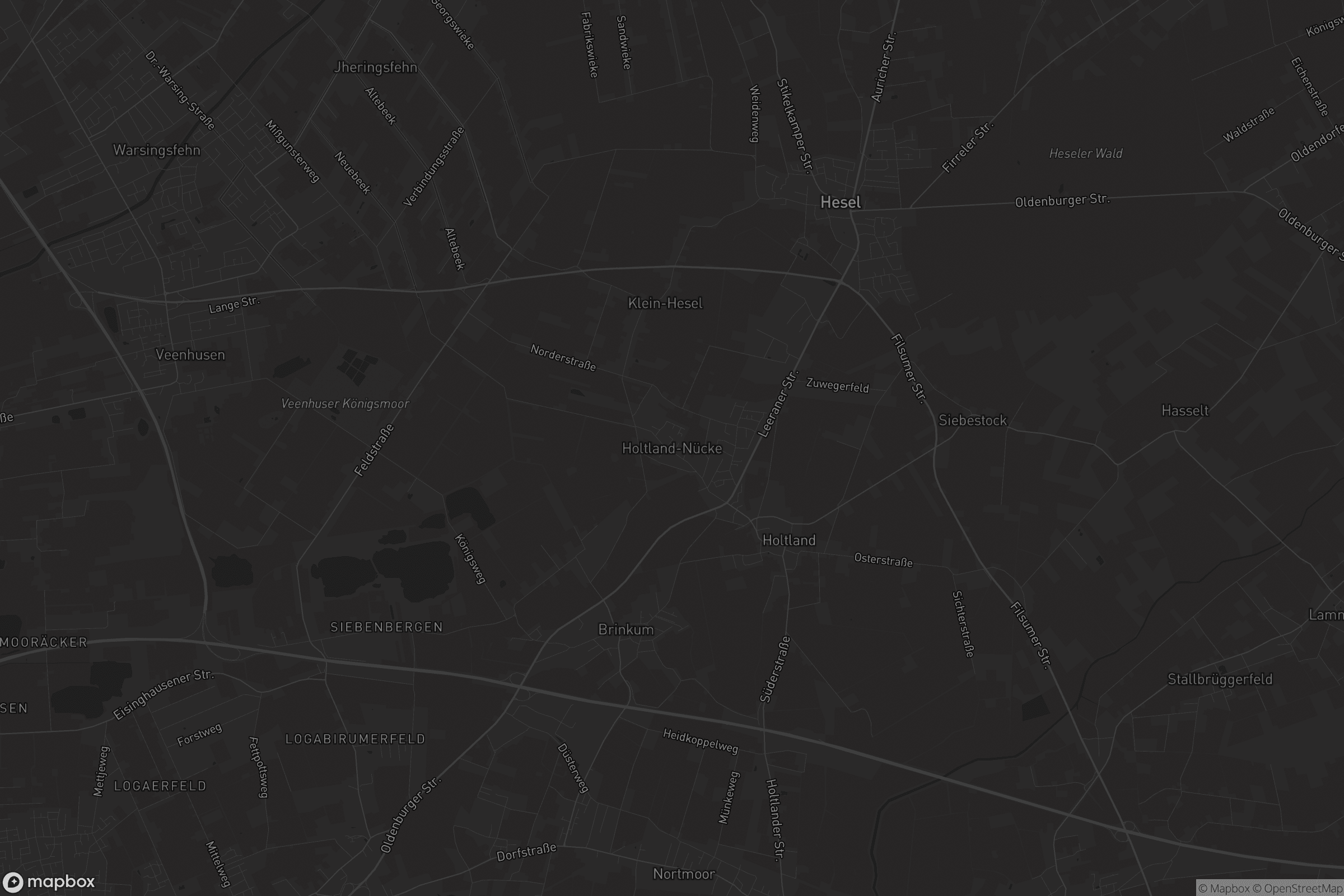 Karte von Holtland-Nücke