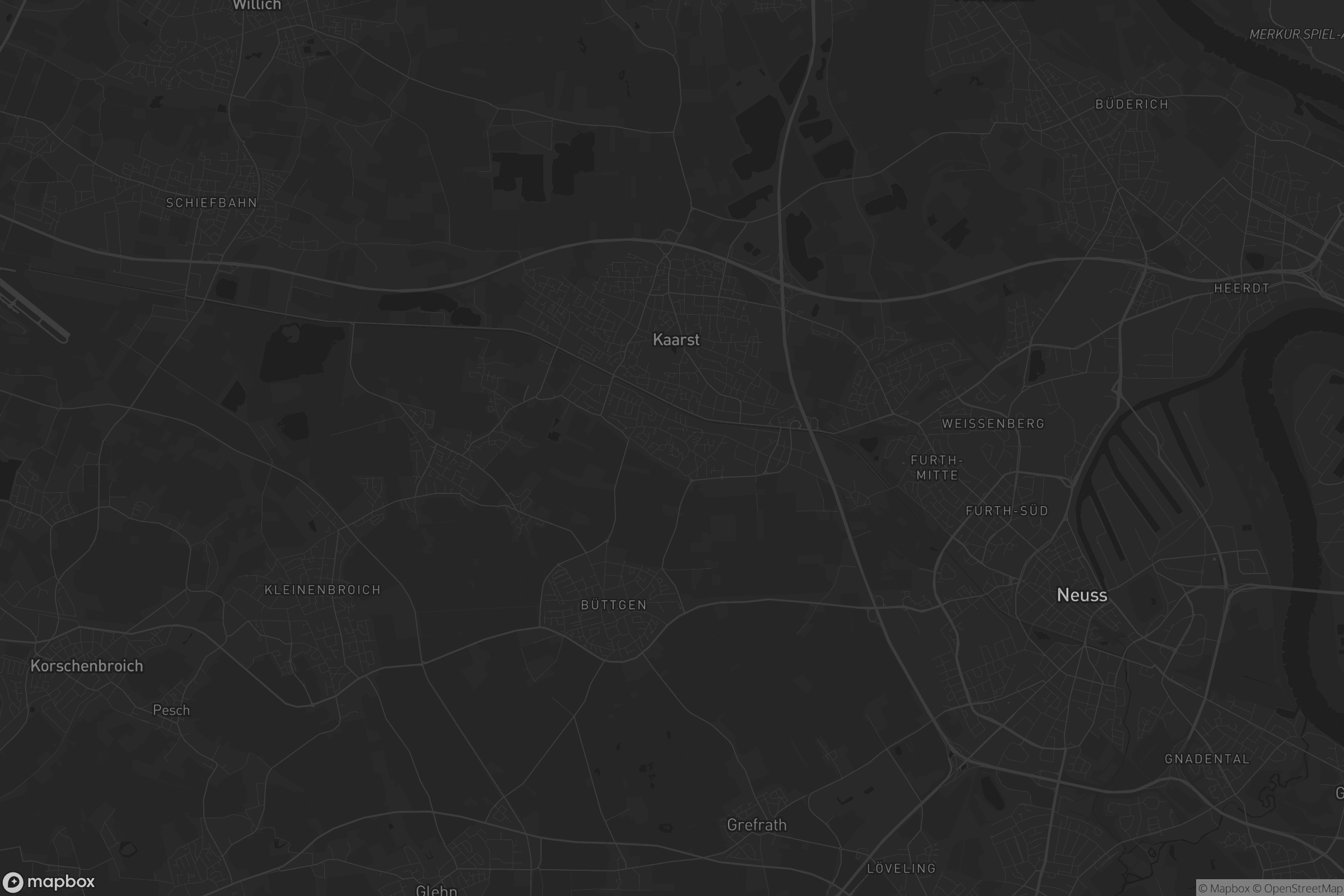 Karte von Holzbüttgen