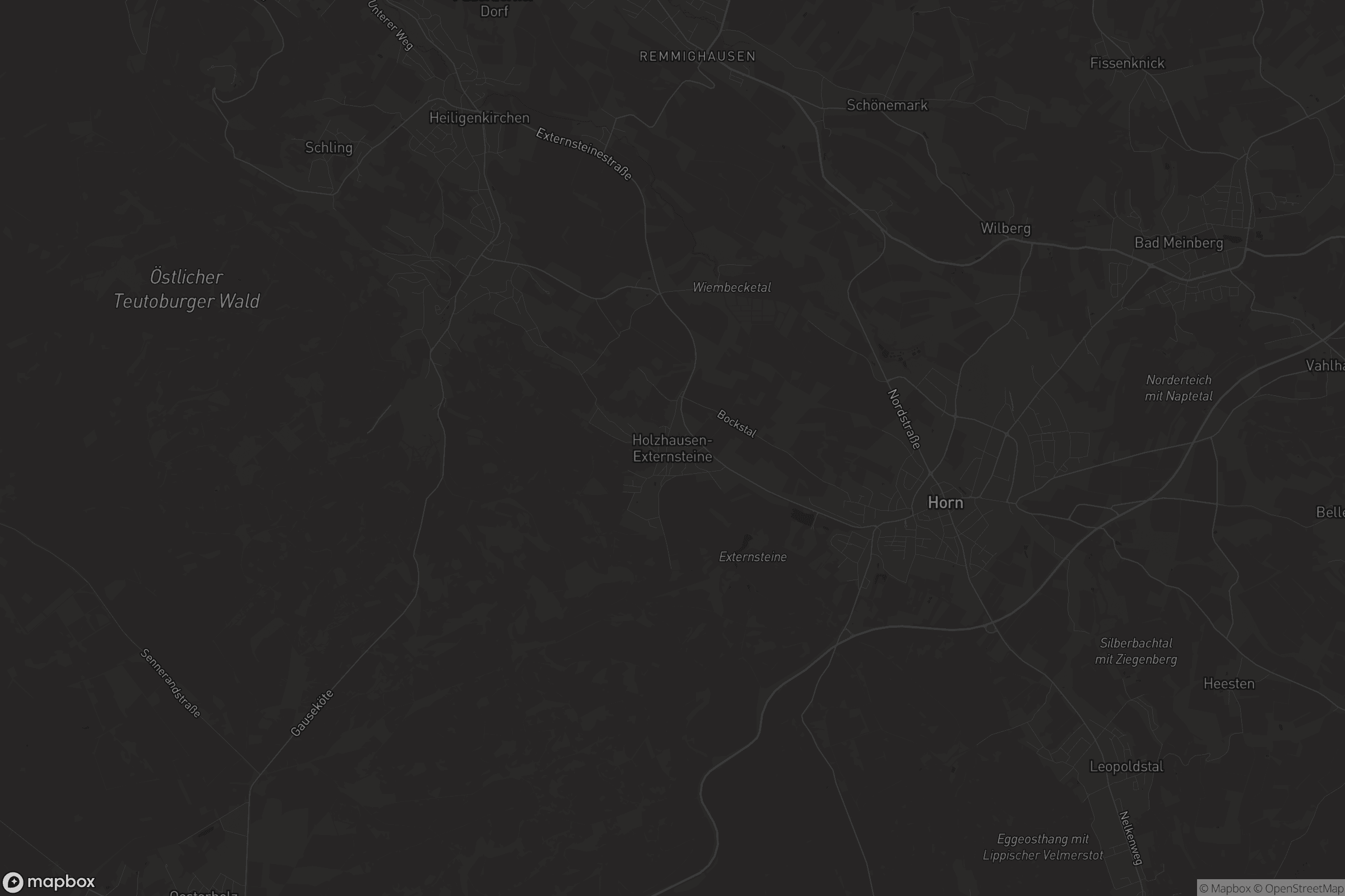 Karte von Holzhausen-Externsteine