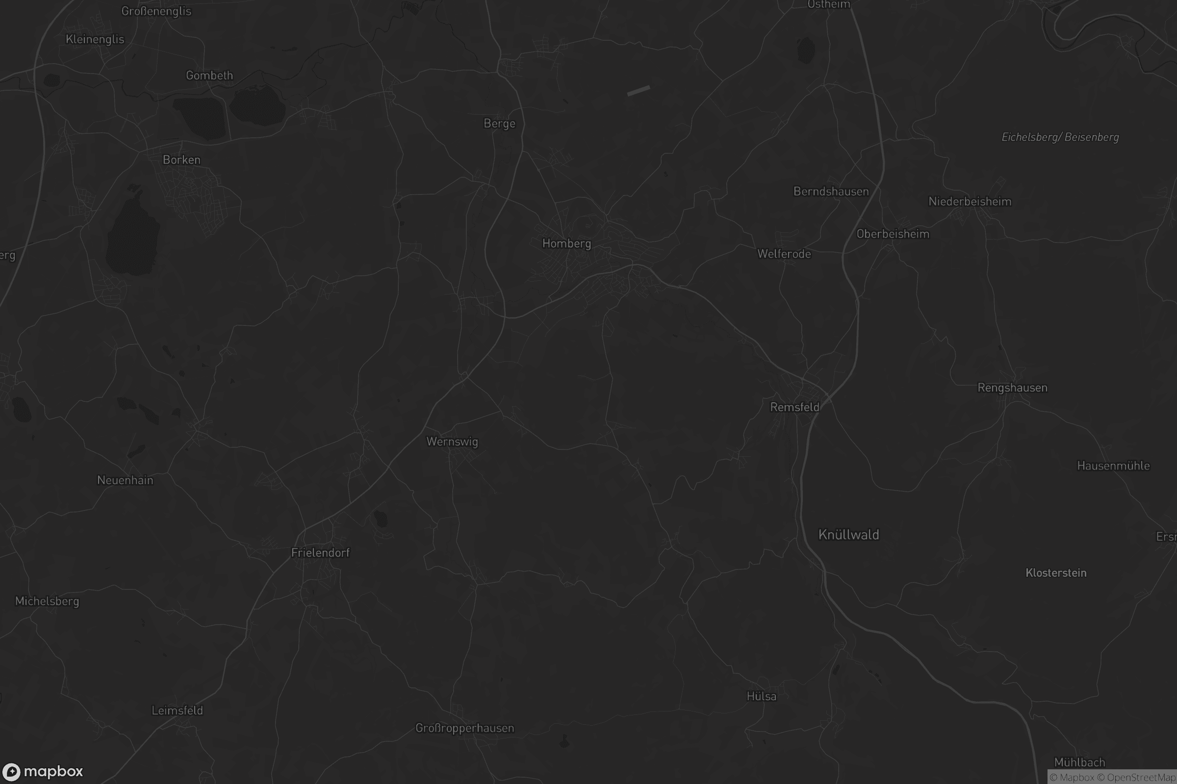 Karte von Homberg (Efze)