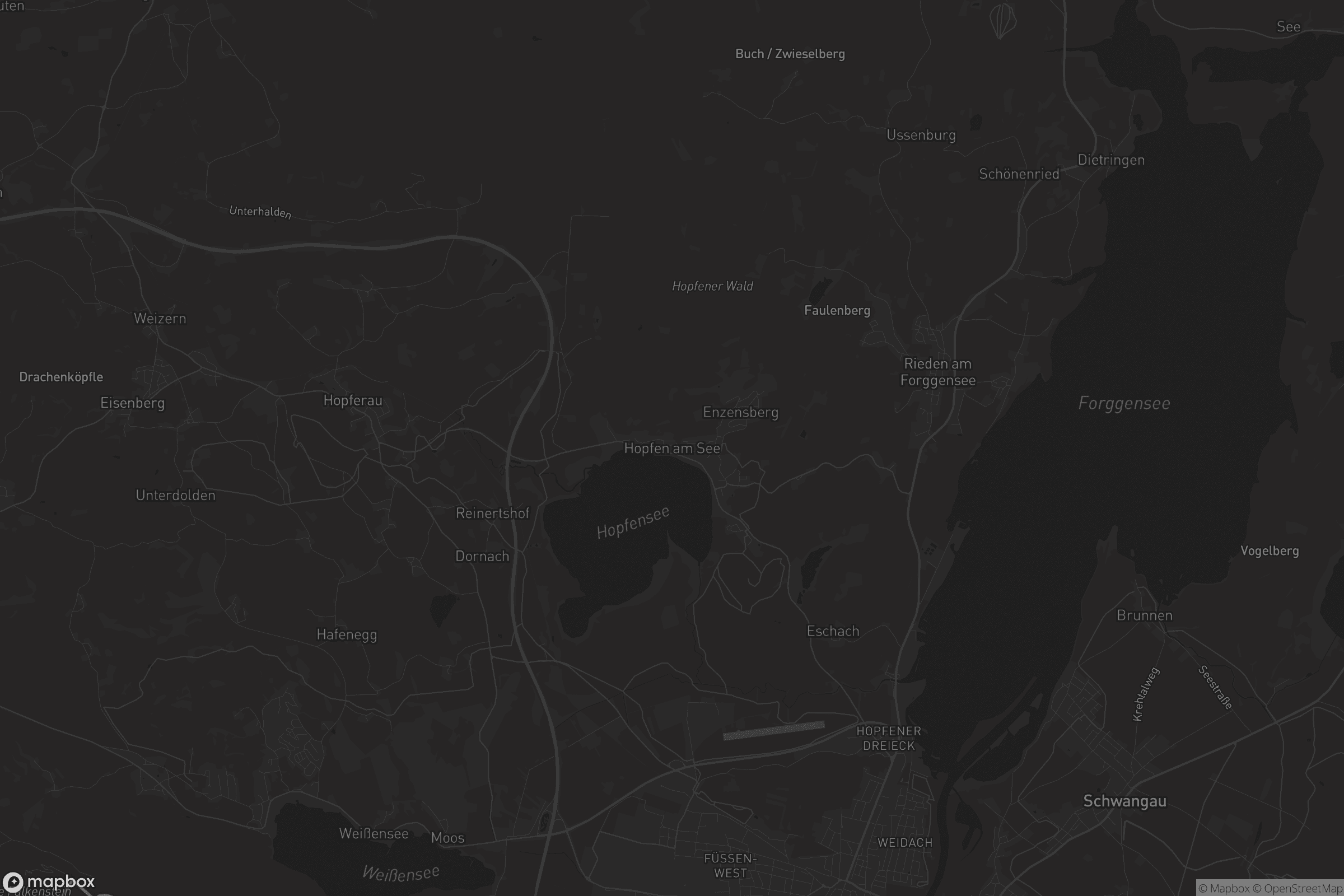 Karte von Hopfen am See