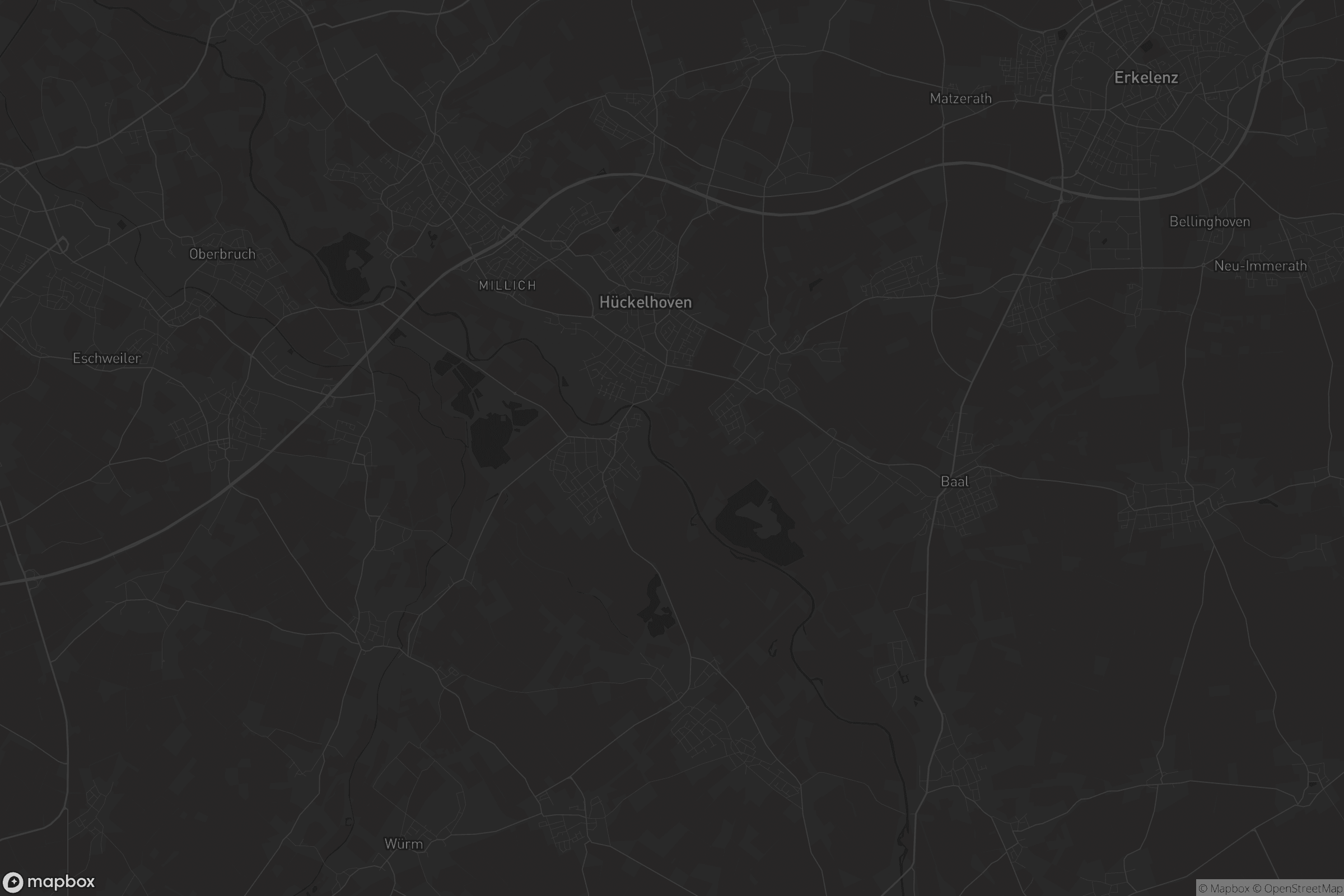 Karte von Hückelhoven