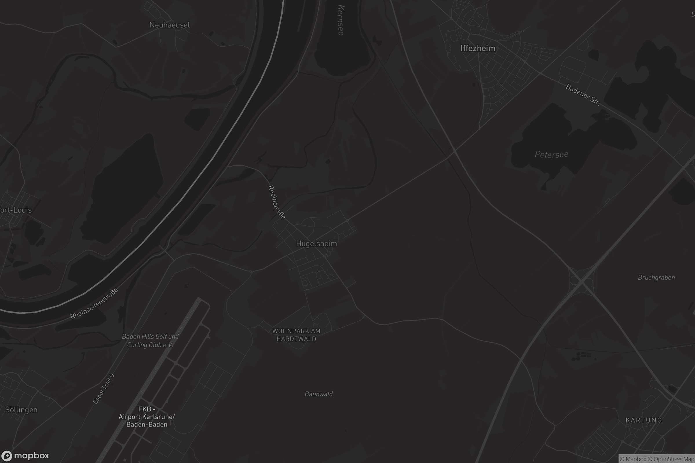 Karte von Hügelsheim