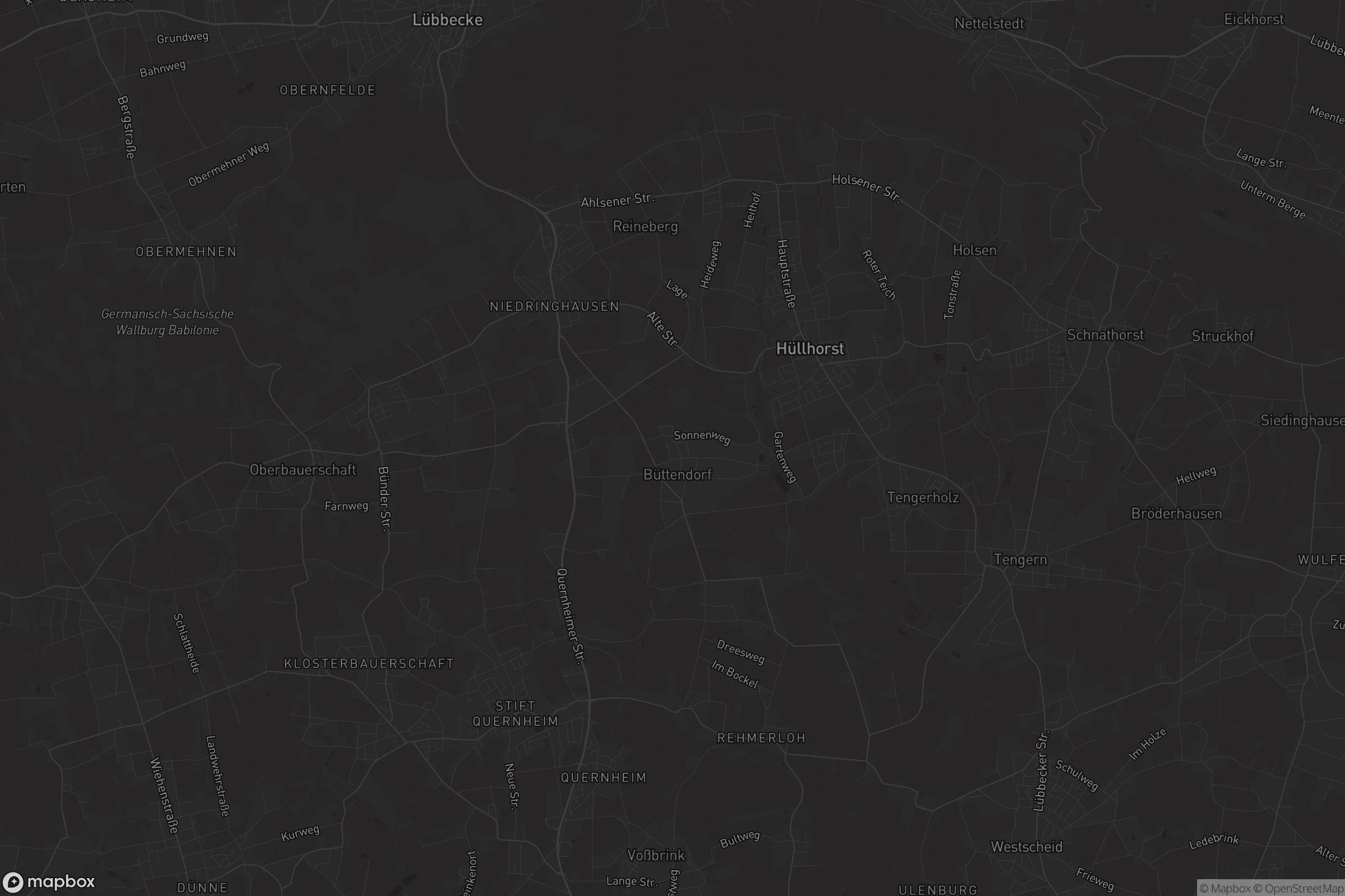 Karte von Hüllhorst